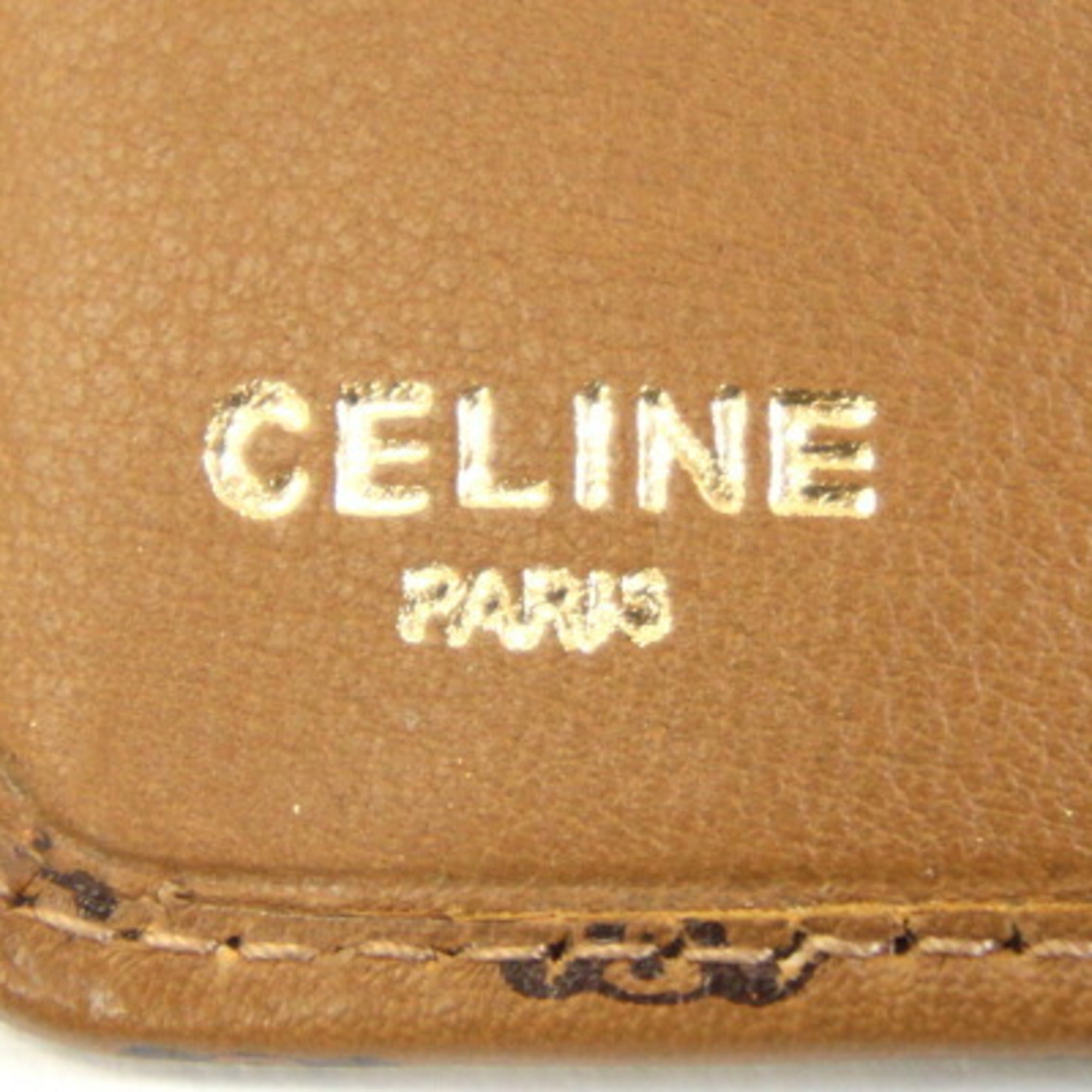 Celine Brown Leather Wallet (Tri-Fold) (Pre-Owned)