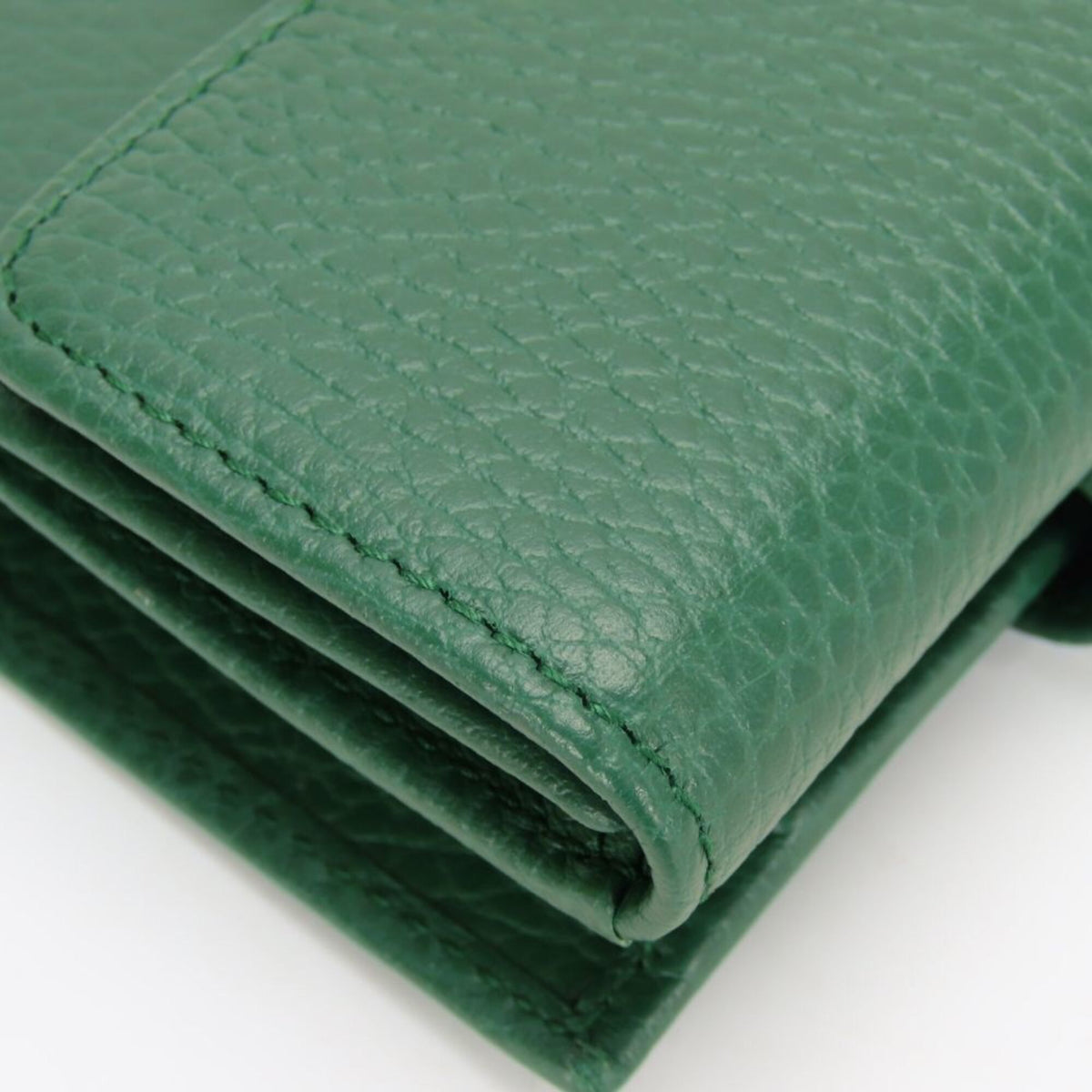 Gucci Green Leather Wallet (Bi-Fold) (Pre-Owned)