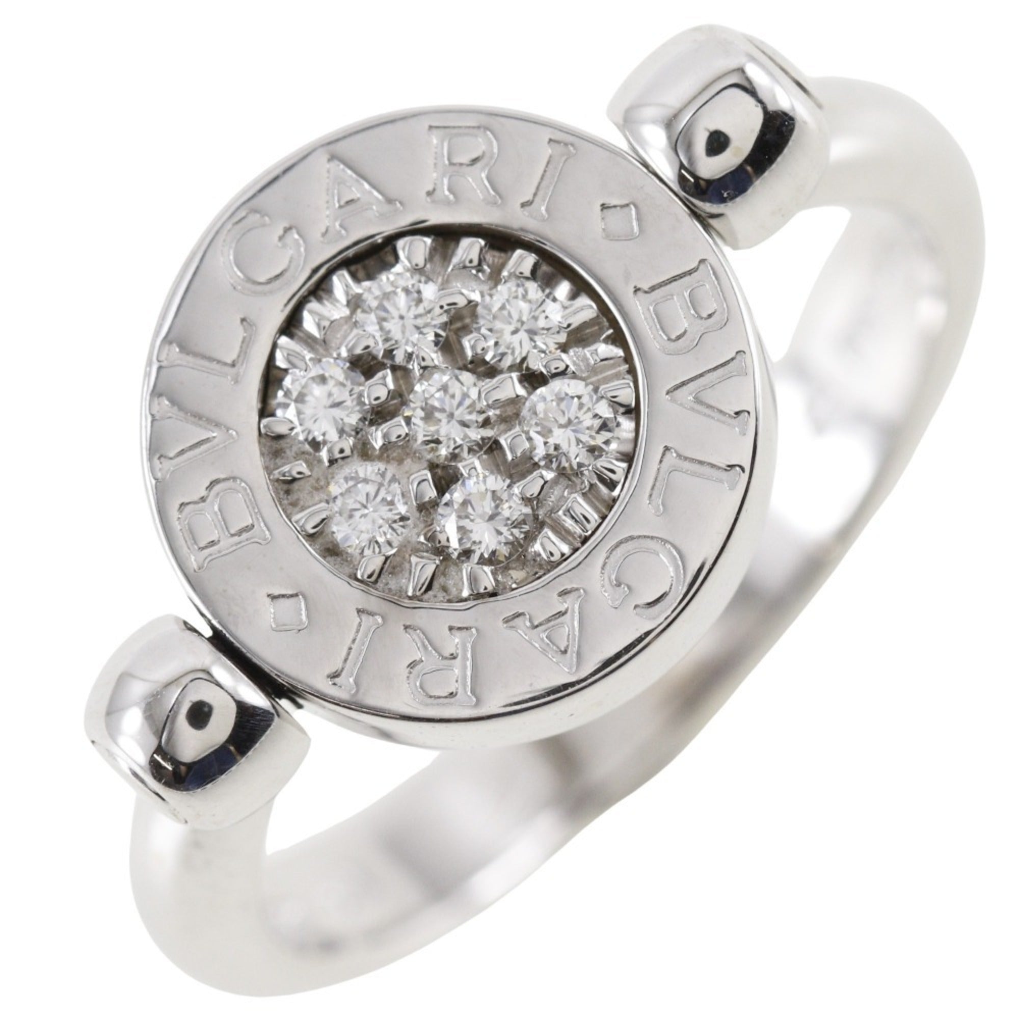 Bvlgari White Gold White Gold (18K) Band Ring (Pre-Owned)