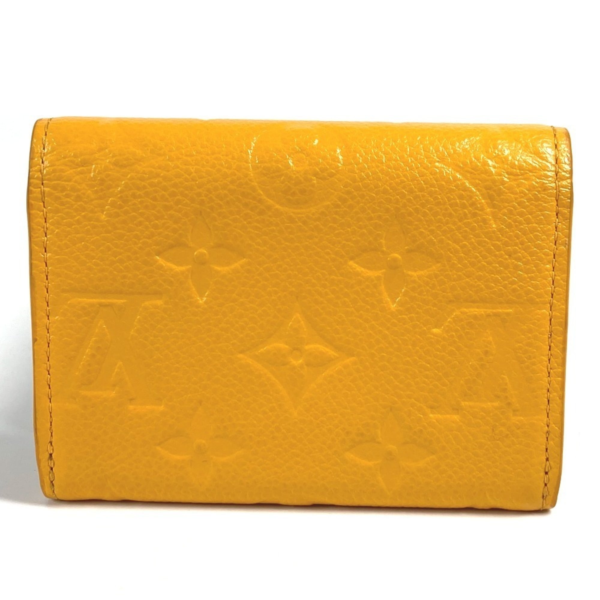 Louis Vuitton Jaune Yellow Monogram Empreinte Coin Purse/Coin Case (Pre-Owned)