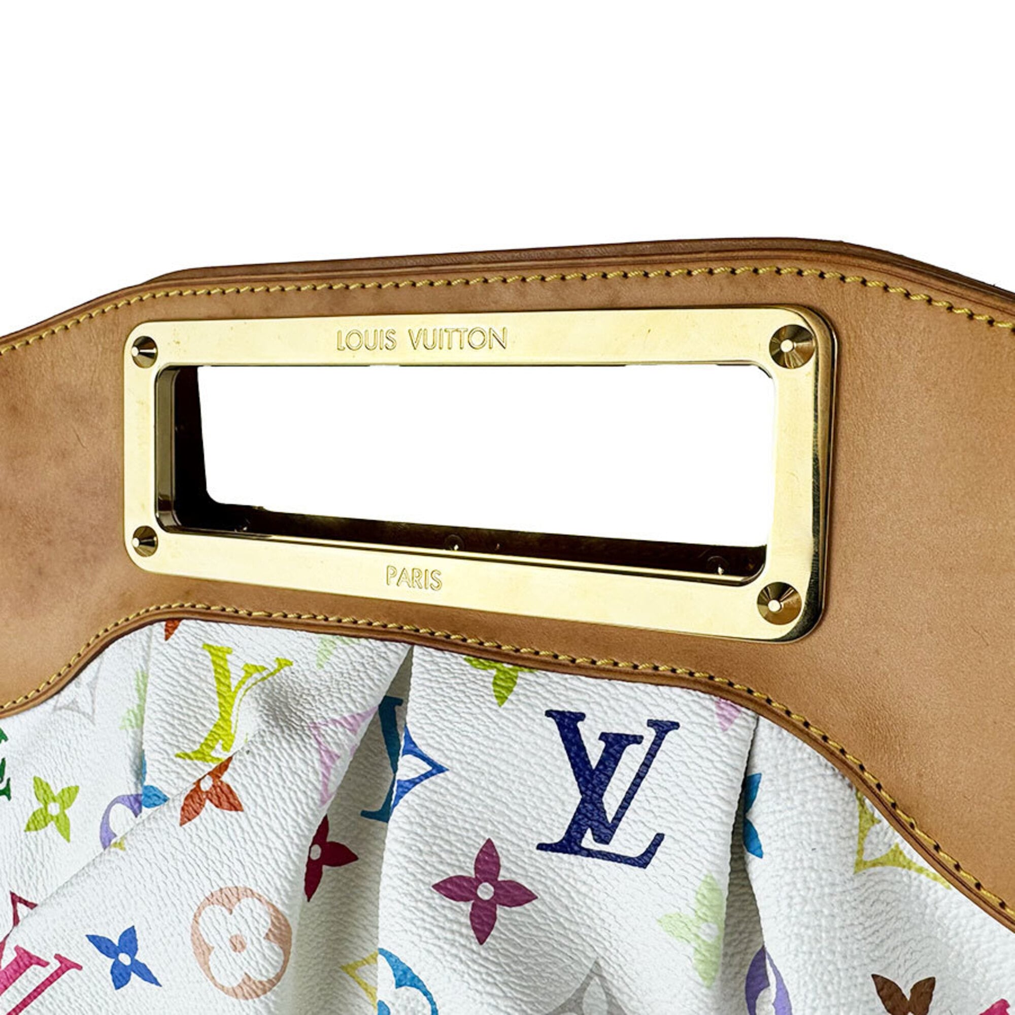 Louis Vuitton Blanc Multi-Color Monogram Multicolore Handbag (Pre-Owned)