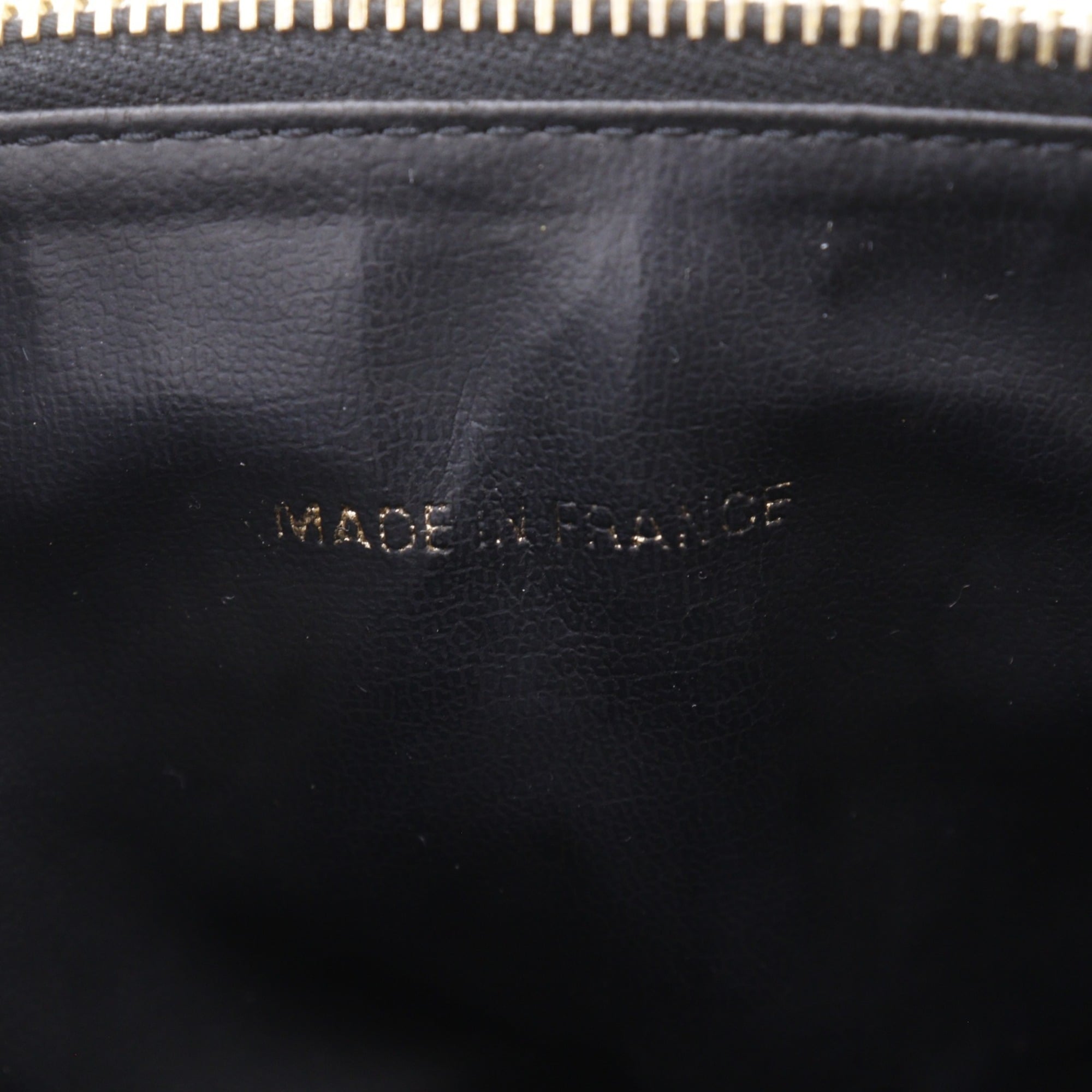 Chanel Black Grained Calfskin Vanity Bag (Pre-Owned)