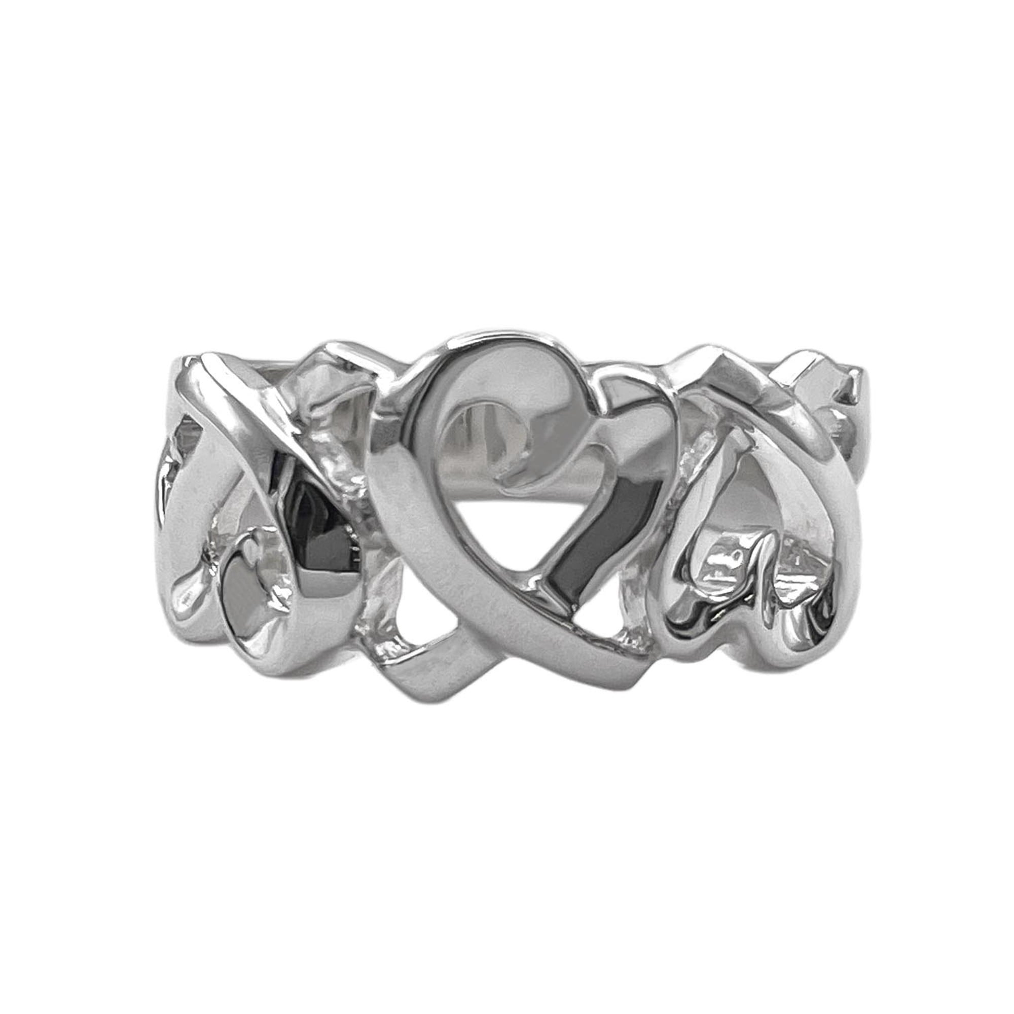 Tiffany Silver 925 Band Ring (Pre-Owned)
