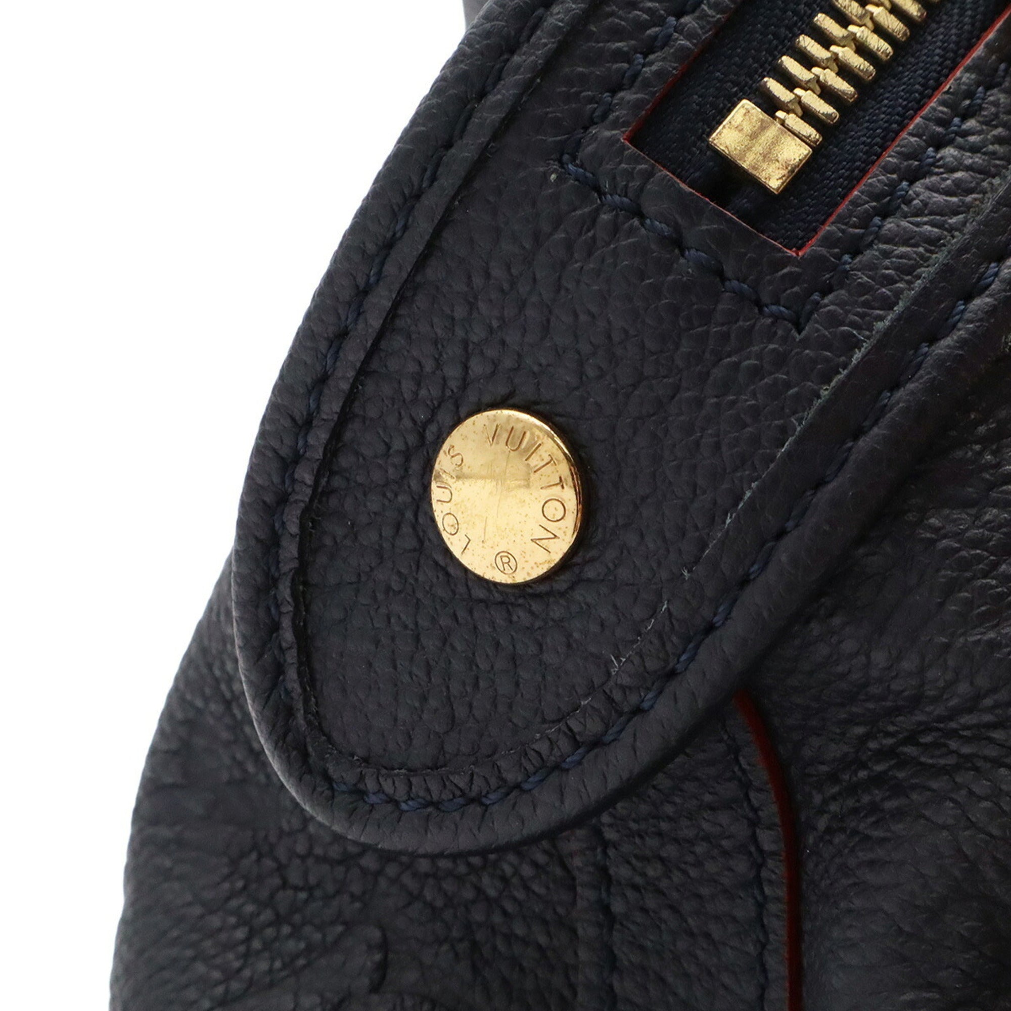 Louis Vuitton Marine Rouge Navy Monogram Empreinte Shoulder Bag Tote Bag (Pre-Owned)
