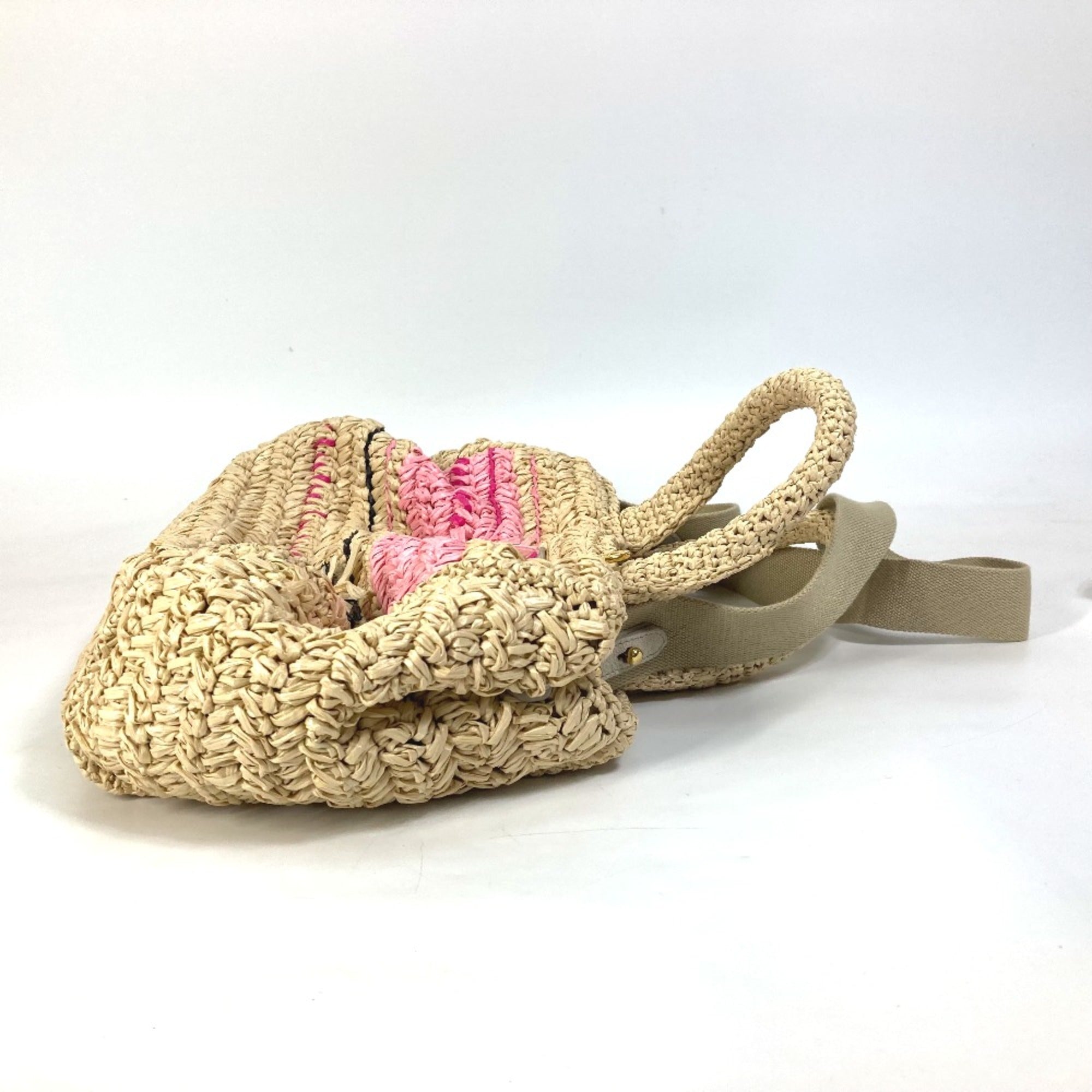 Prada Beige Cloth Handbag (Pre-Owned)