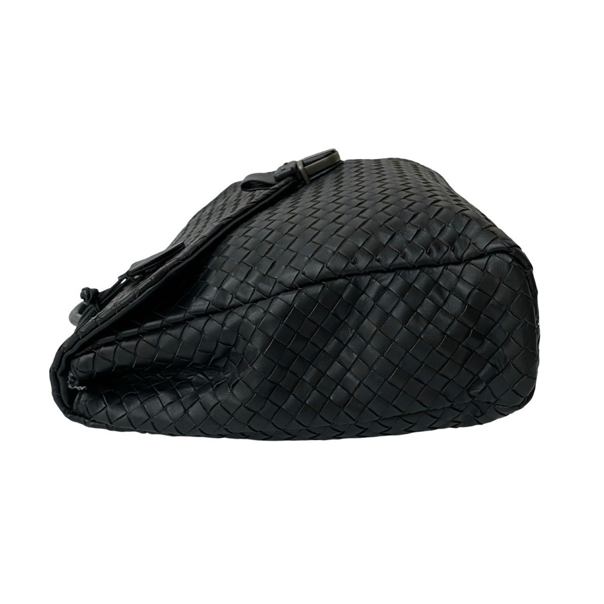 Bottega Veneta Black Leather Briefcase (Pre-Owned)