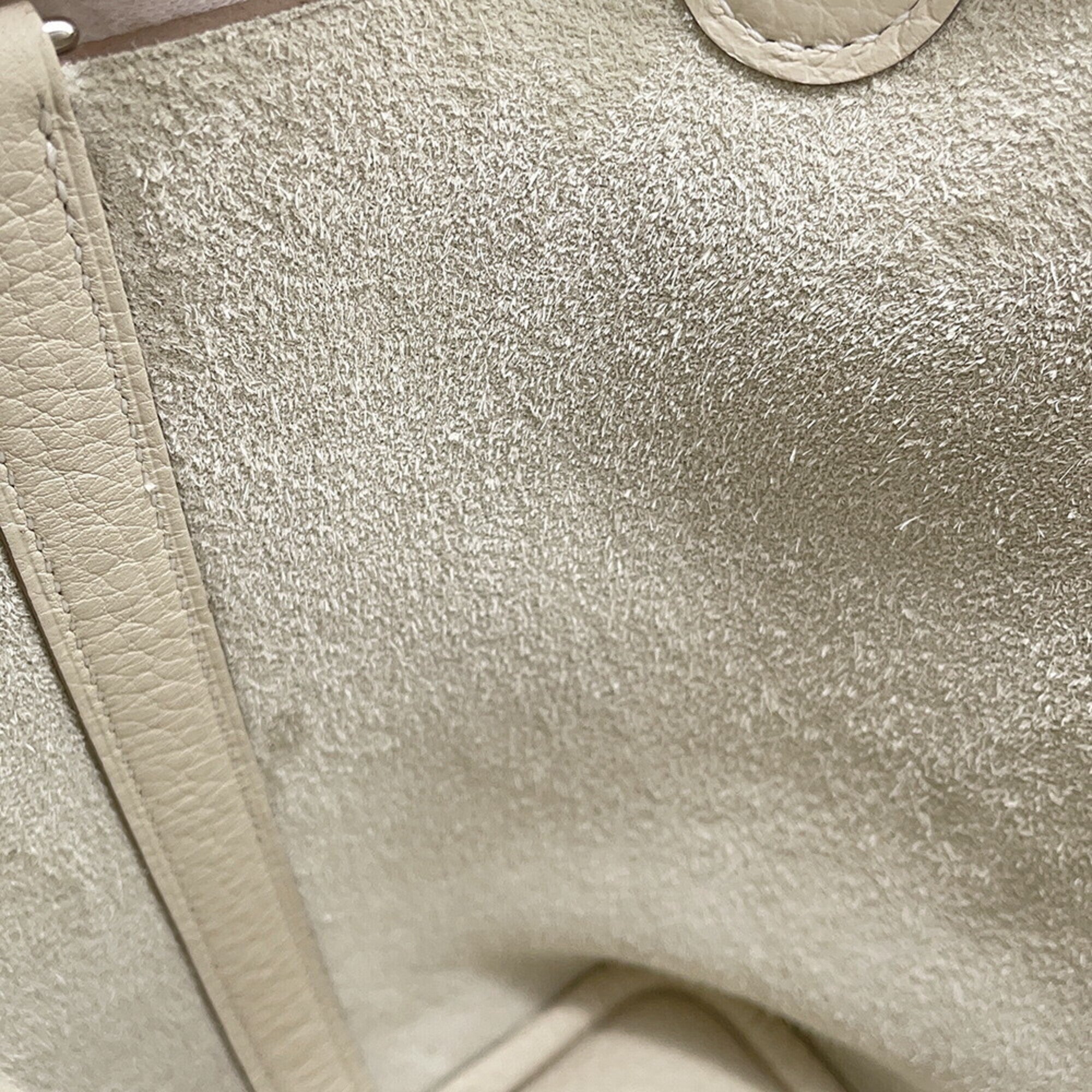Hermes Picotin Silver Taurillon Clemence Leather Handbag Tote Bag (Pre-Owned)