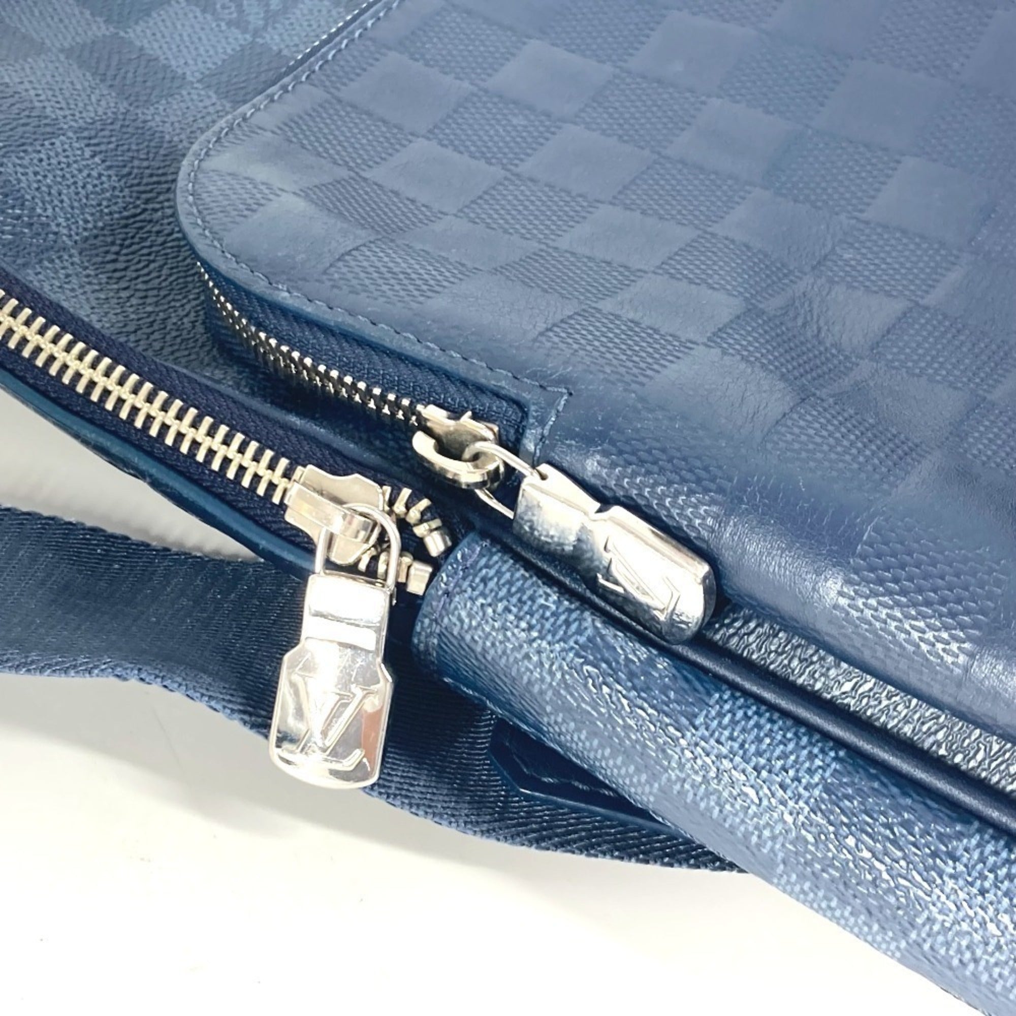 Louis Vuitton Damier Graphite Navy Damier Graphite Damier Infini Shoulder Bag Sling Bag (Pre-Owned)