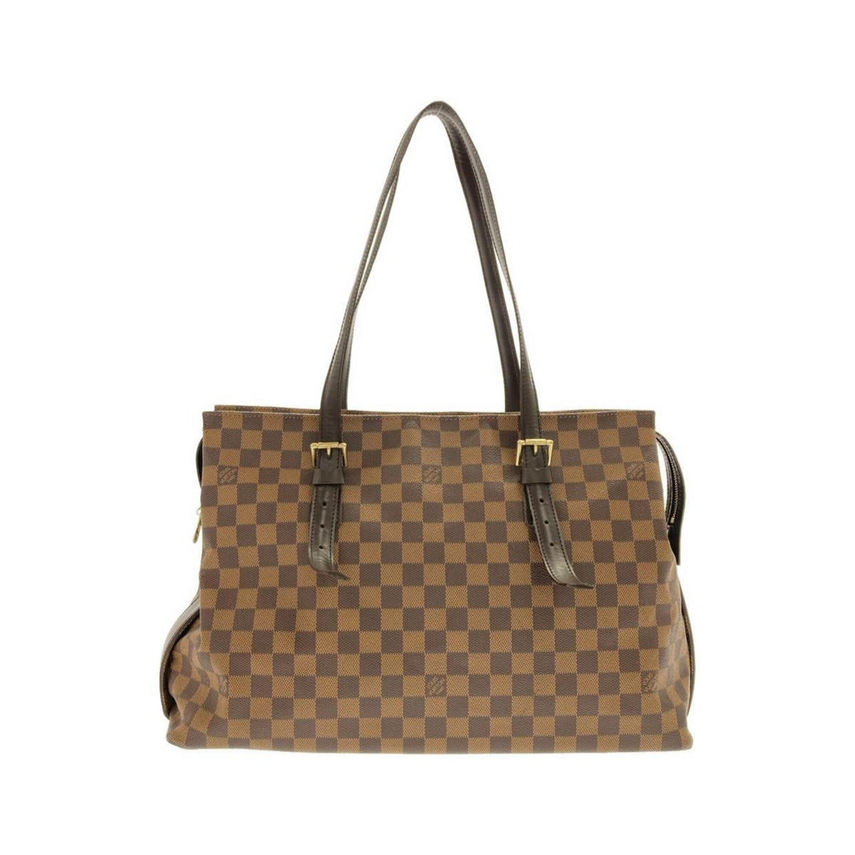 Louis Vuitton Ebene Coated Canvas Shoulder Bag (Pre-Owned)