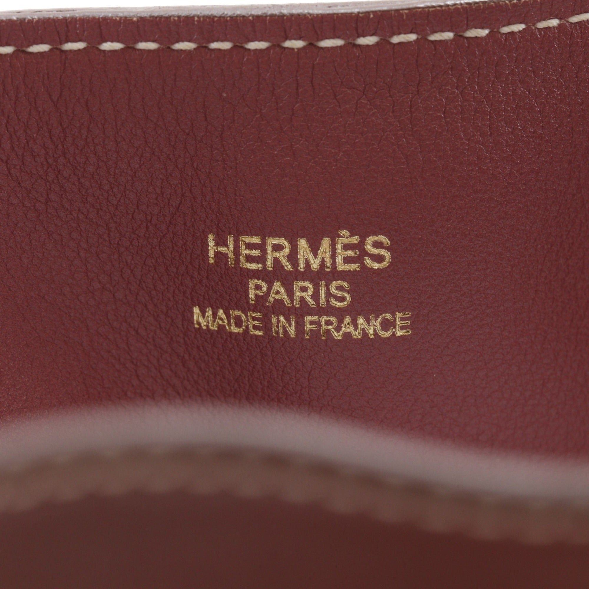 Hermes Pink Red Color Swift Leather Tote Bag (Pre-Owned)
