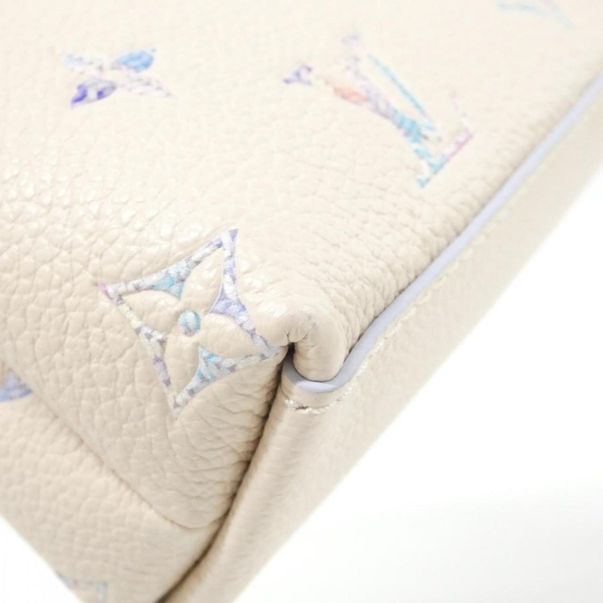 Louis Vuitton Monogram White Monogram Empreinte Leather Shoulder Bag (Pre-Owned)