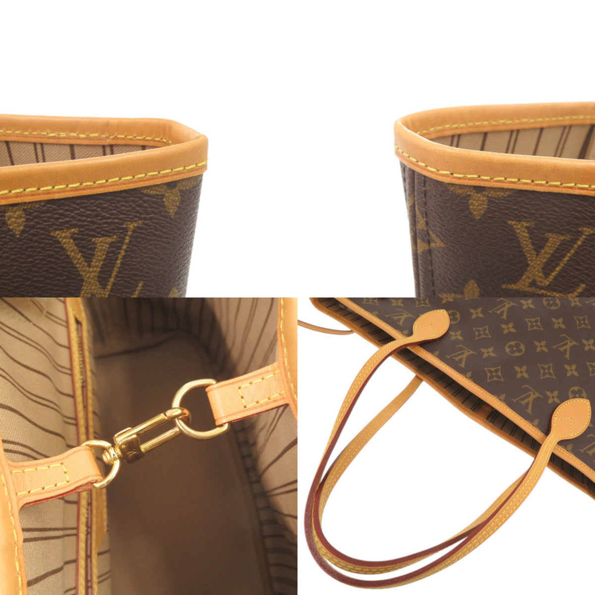 Louis Vuitton Brown Monogram Monogram Handbag Tote Bag (Pre-Owned)