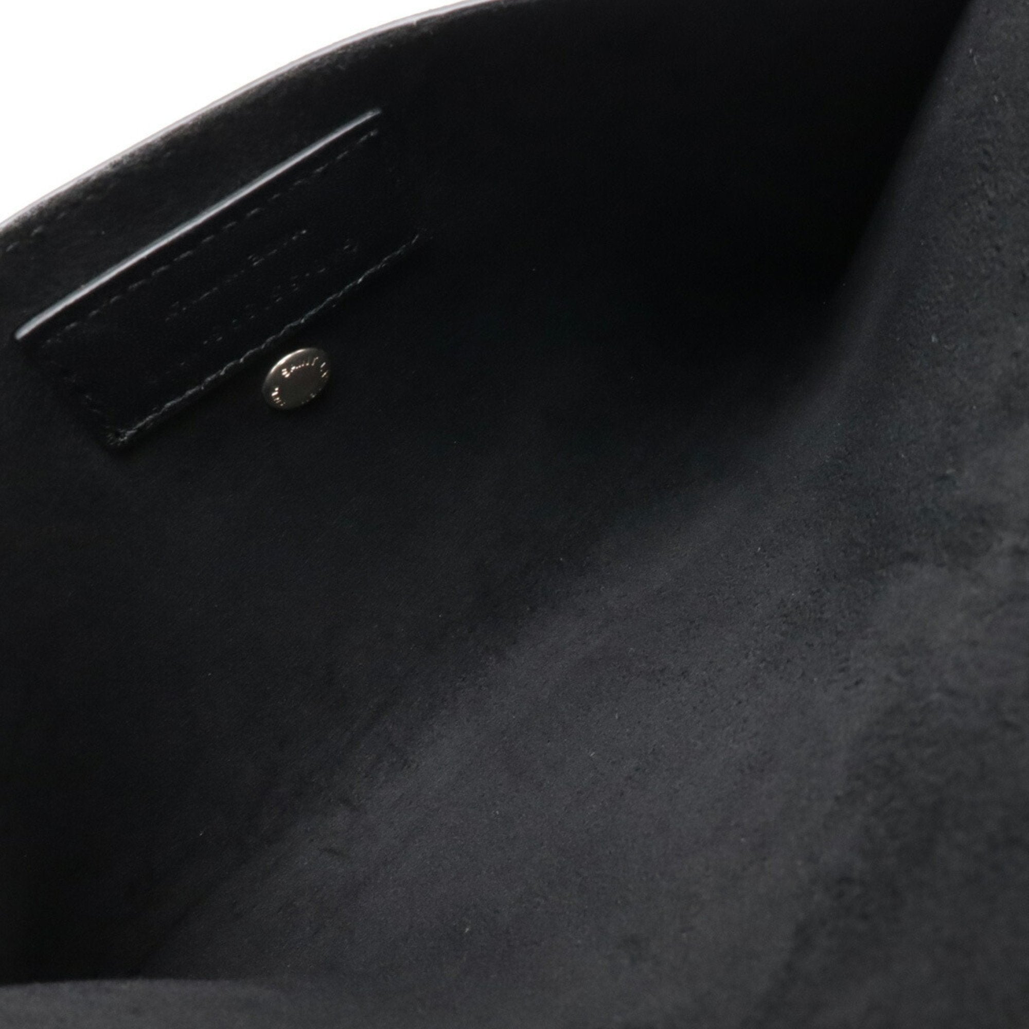 Saint Laurent Black Leather Coated Canvas Tote Bag (Pre-Owned)