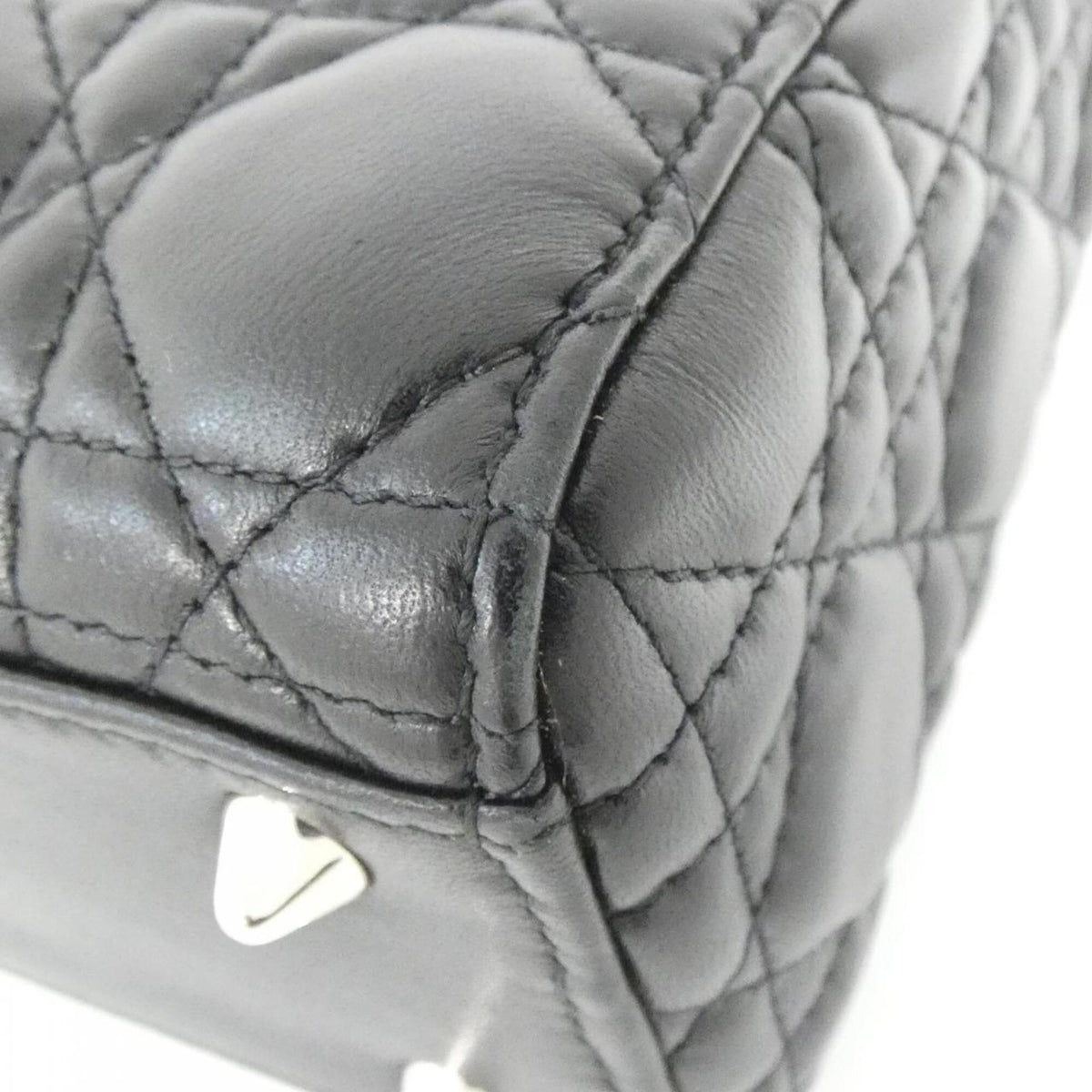 Christian Dior Black Leather Handbag (Pre-Owned)