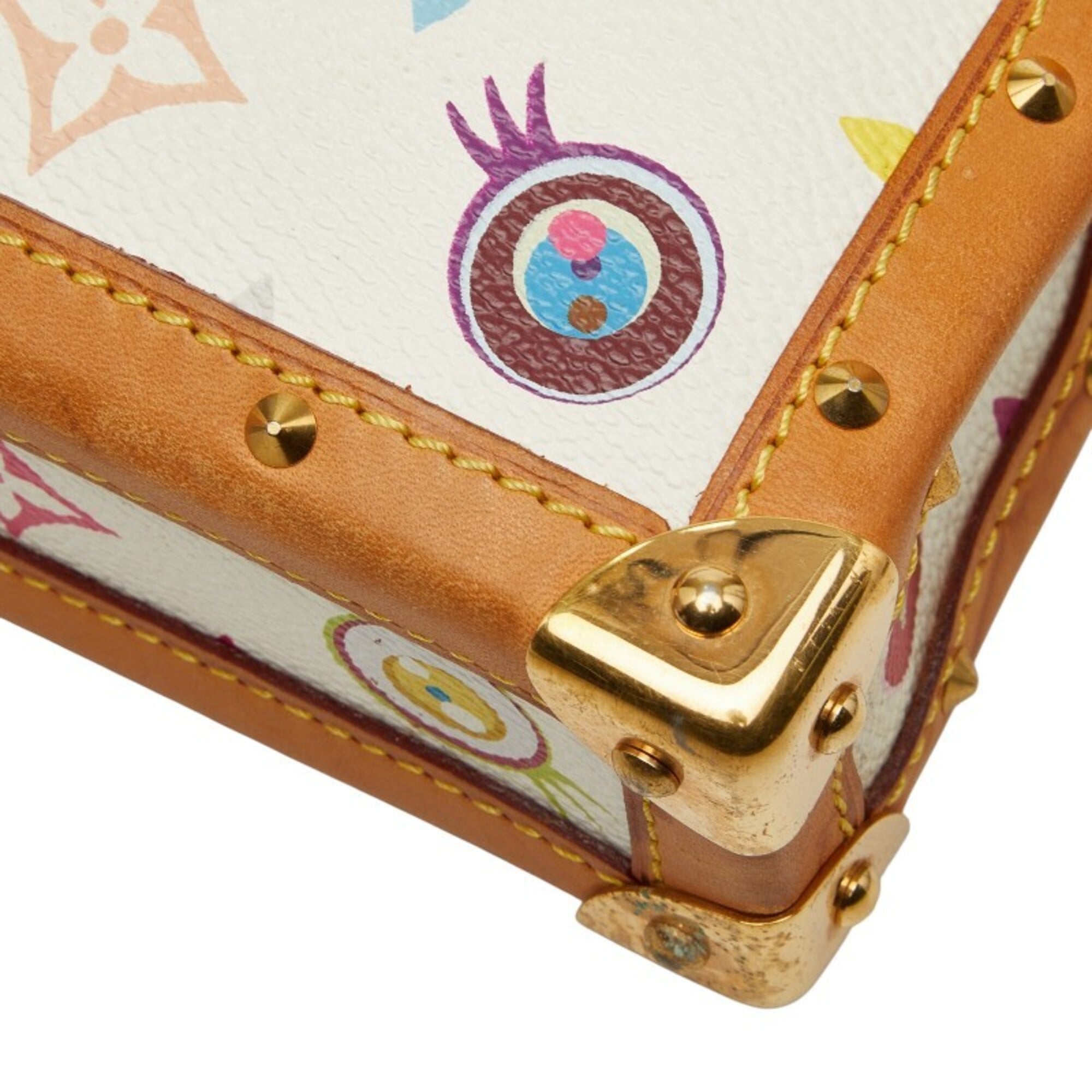 Louis Vuitton Blanc White Pvc Leather Pochette Shoulder Bag (Pre-Owned)