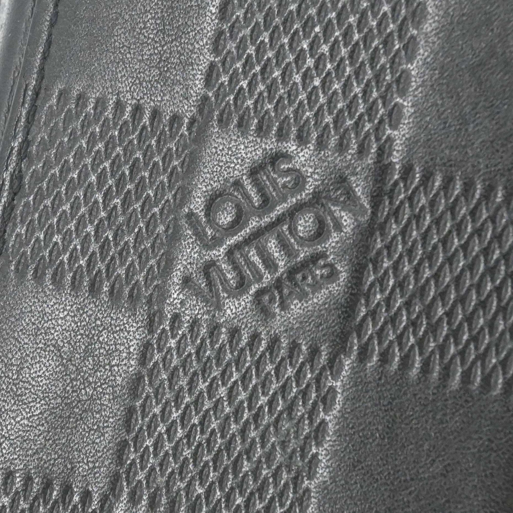 Louis Vuitton Black Damier Infini Long Wallet (Bi-Fold) (Pre-Owned)