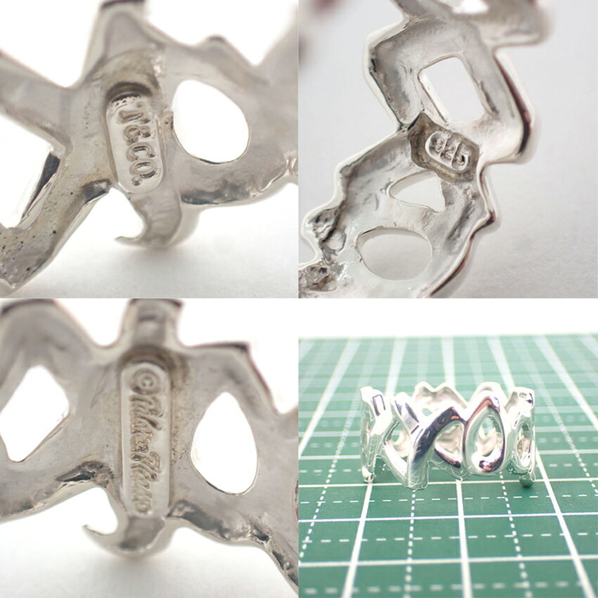 Tiffany Sterling Silver 925 Band Ring (Pre-Owned)