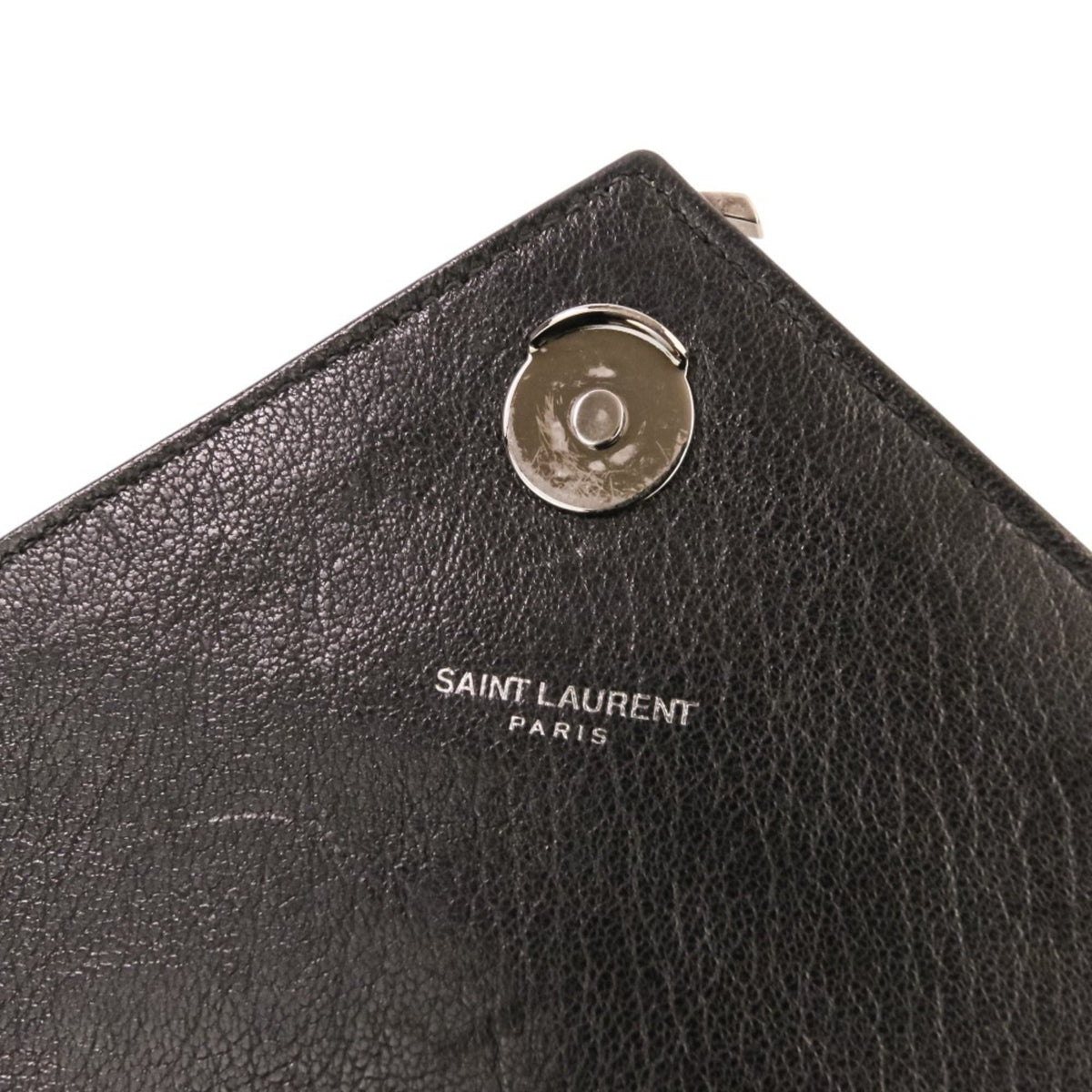 Yves Saint Laurent Black Leather Shoulder Bag (Pre-Owned)