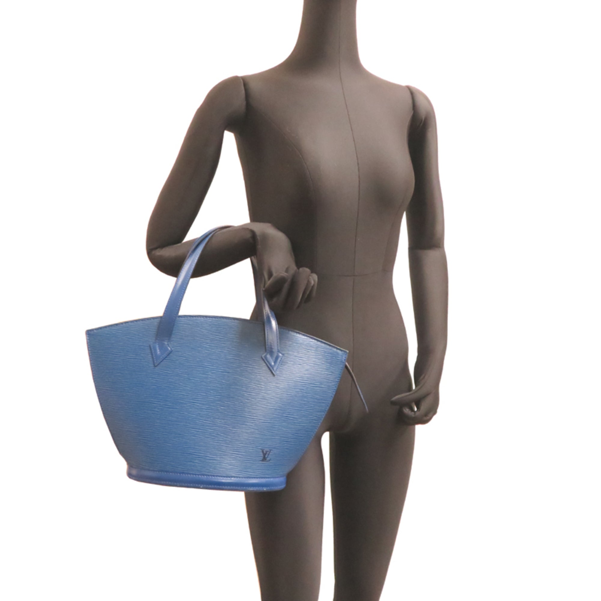 Louis Vuitton Blue Epi Leather Tote Bag (Pre-Owned)
