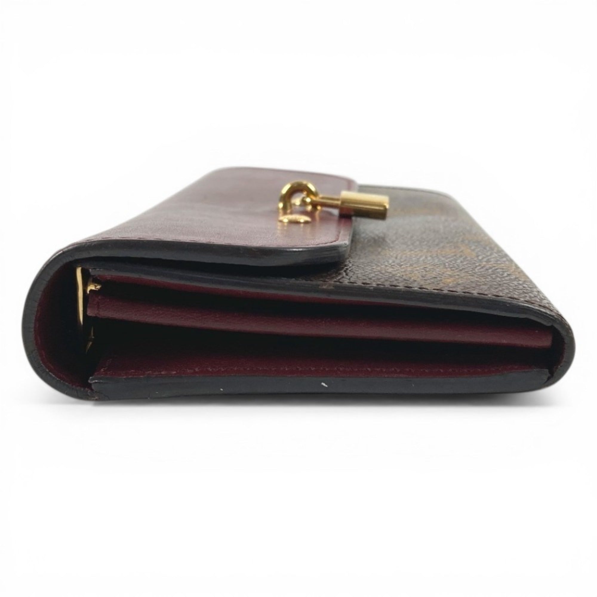 Louis Vuitton Monogram Brown Monogram Long Wallet (Bi-Fold) (Pre-Owned)