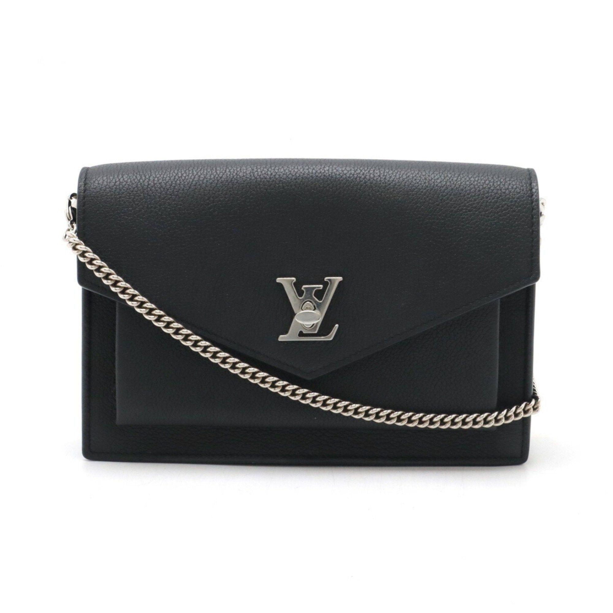 Louis Vuitton Noir Clutch Bag Pochette Shoulder Bag (Pre-Owned)