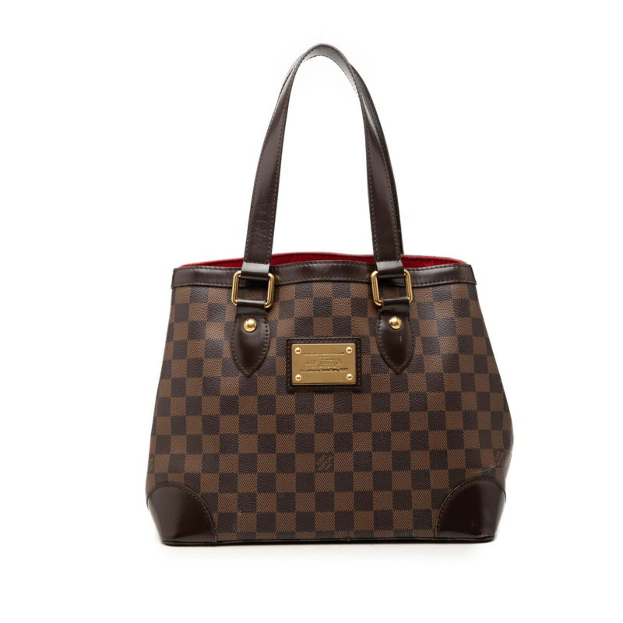 Louis Vuitton Brown Pvc Leather Handbag Tote Bag (Pre-Owned)