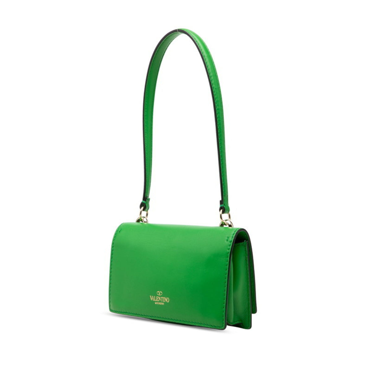 Valentino Green Leather Handbag (Pre-Owned)