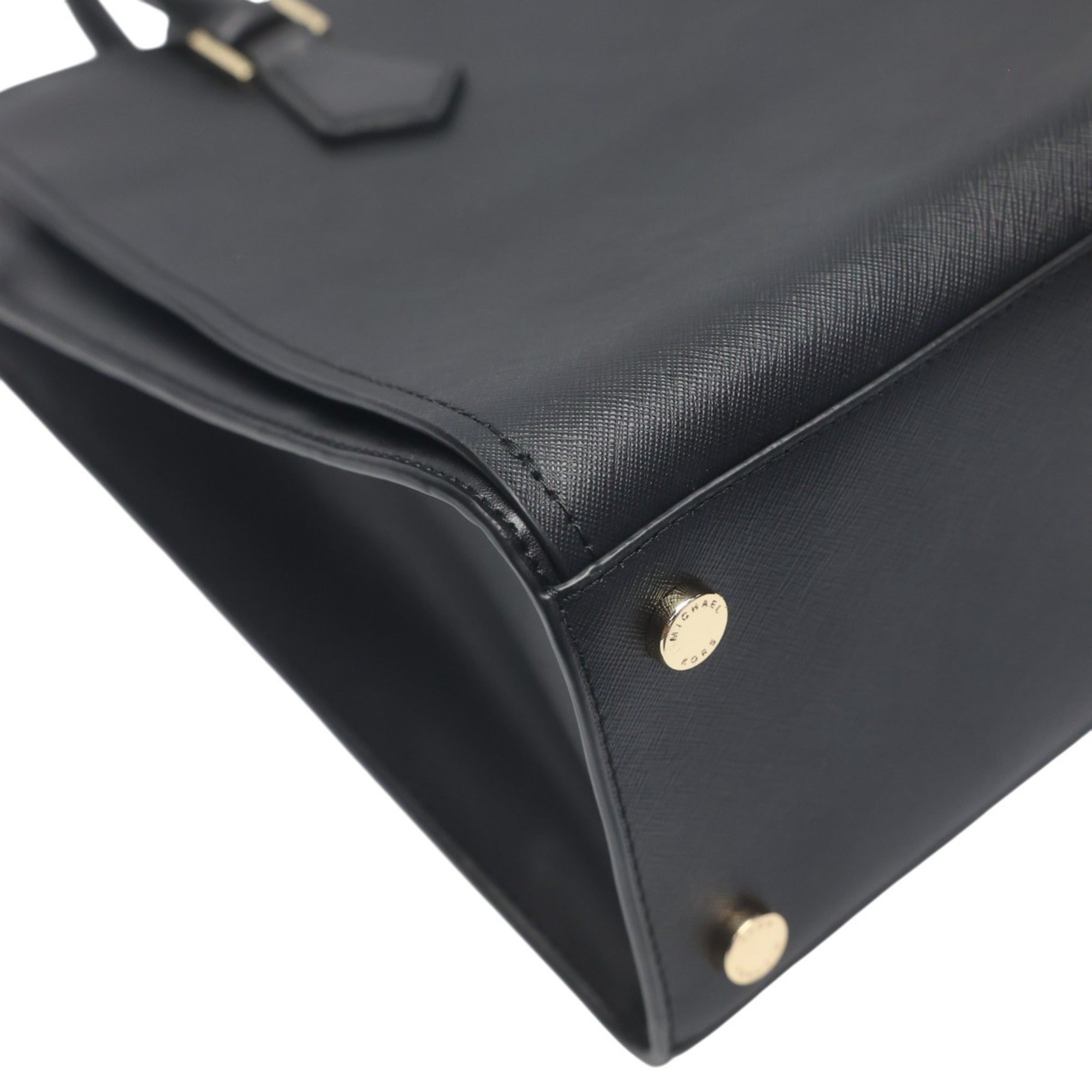 Michael Kors Black Leather Tote Bag (Pre-Owned)