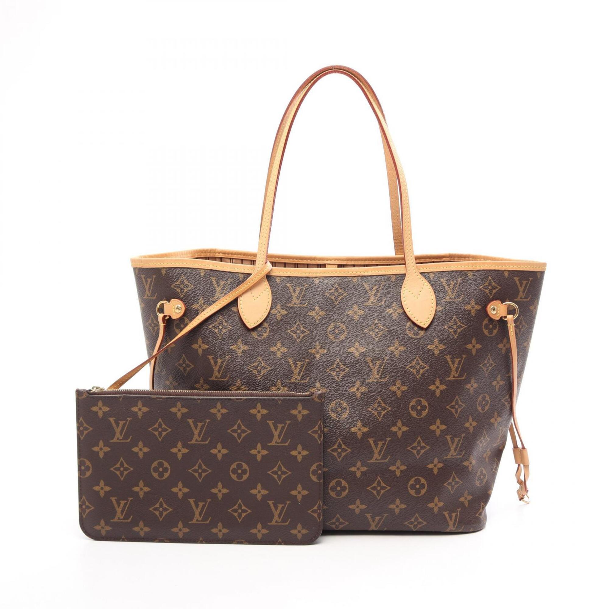 Louis Vuitton Brown Coated Canvas Pvc Monogram Leather Handbag Tote Bag (Pre-Owned)