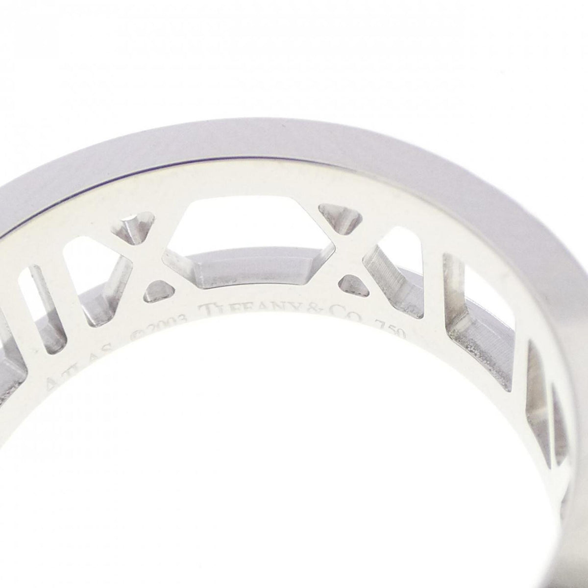 Tiffany White Gold White Gold (18K) Band Ring (Pre-Owned)