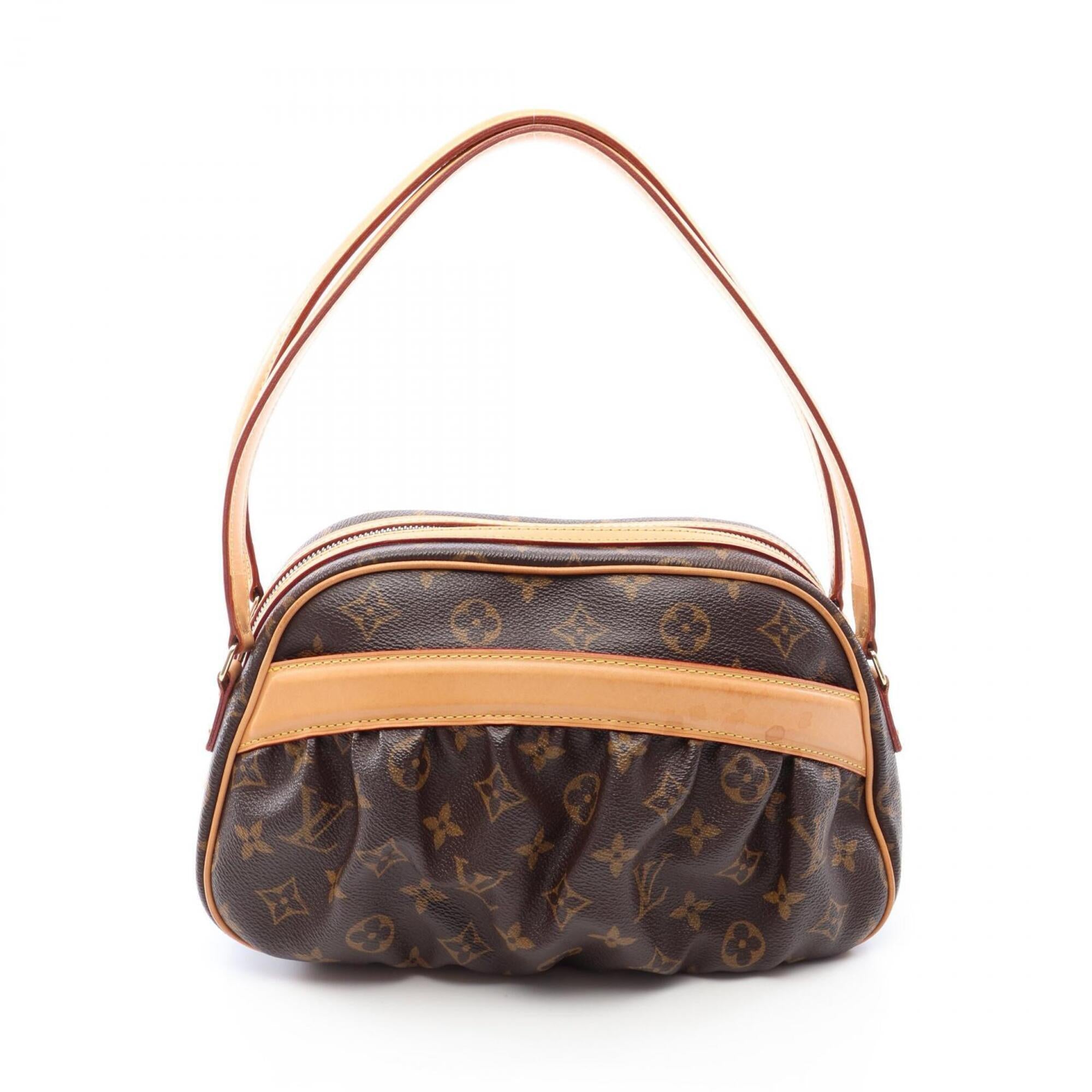 Louis Vuitton Brown Monogram Monogram Leather Handbag Shoulder Bag (Pre-Owned)
