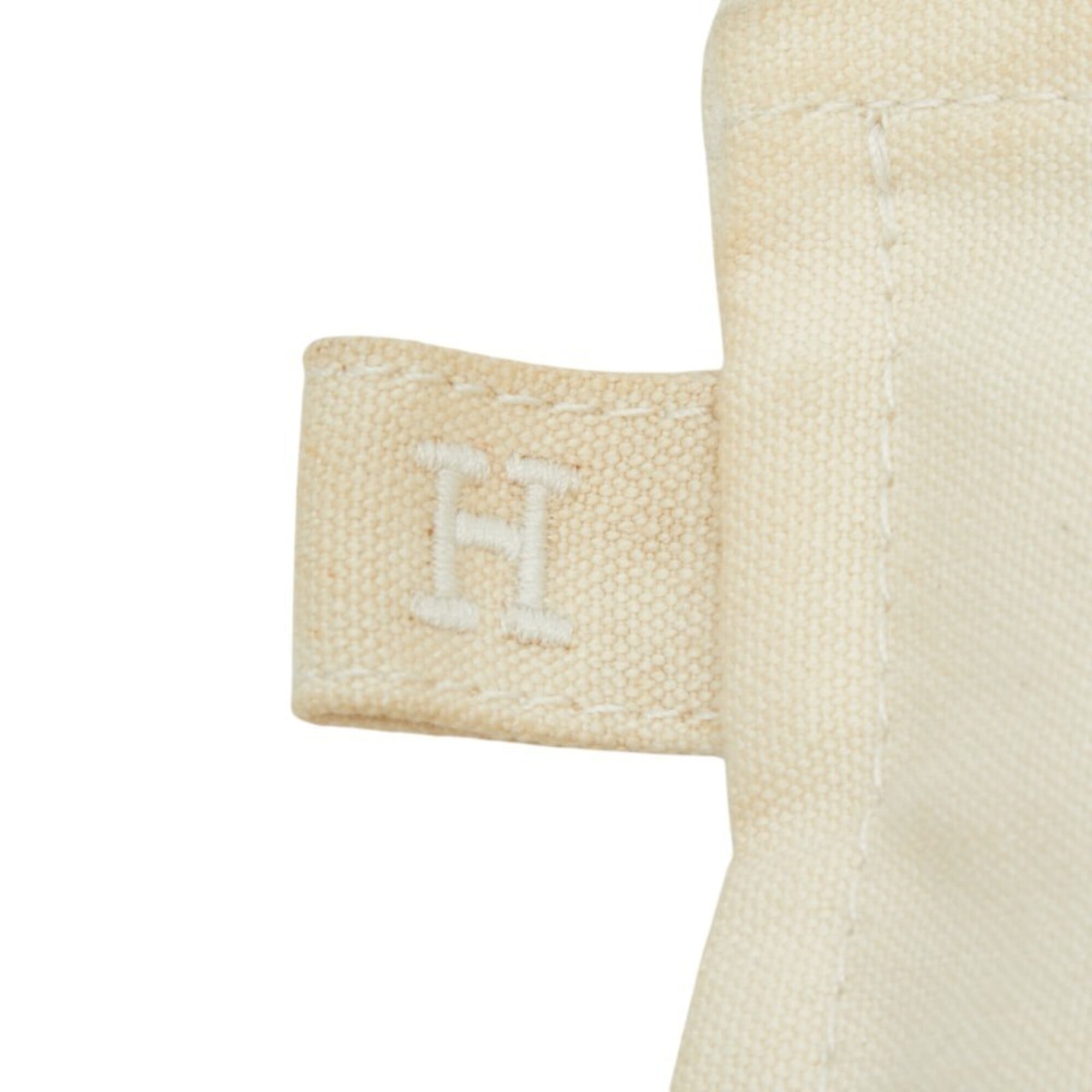 Hermes Bora Bora Ivory Cotton Pouch (Pre-Owned)