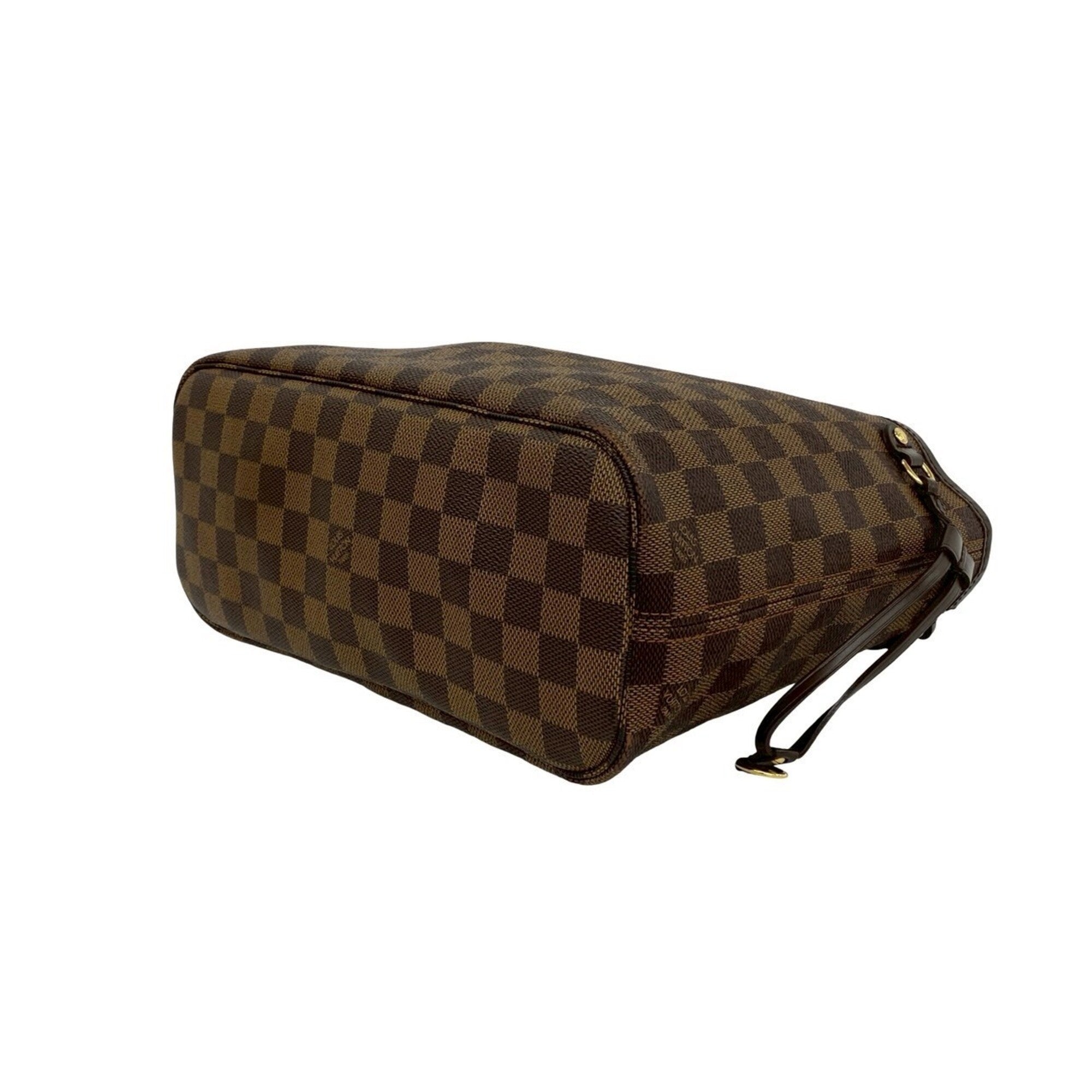 Louis Vuitton Brown Leather Pvc Handbag Tote Bag (Pre-Owned)