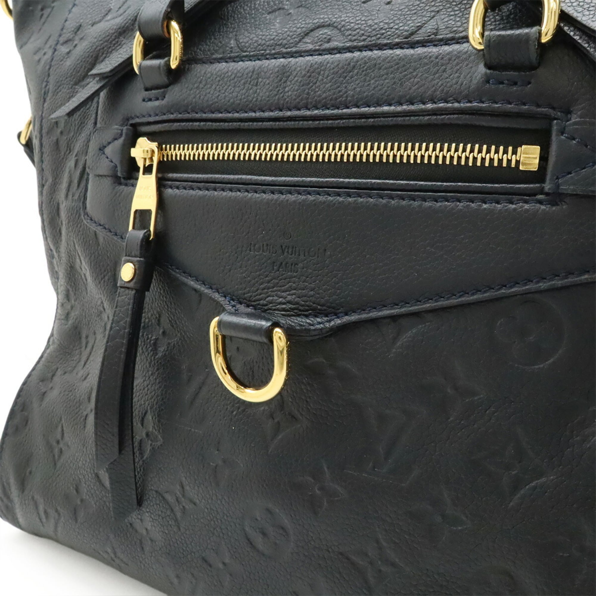 Louis Vuitton Infini Monogram Empreinte Leather Shoulder Bag Tote Bag (Pre-Owned)