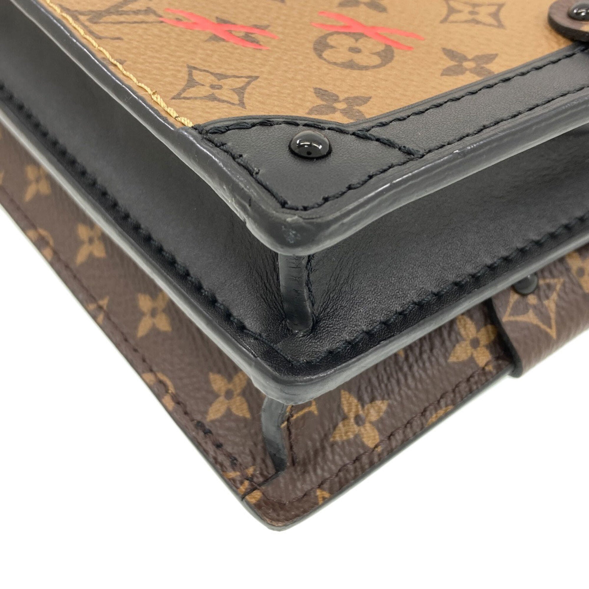 Louis Vuitton Monogram Reverse Brown Monogram Reverse Shoulder Bag (Pre-Owned)