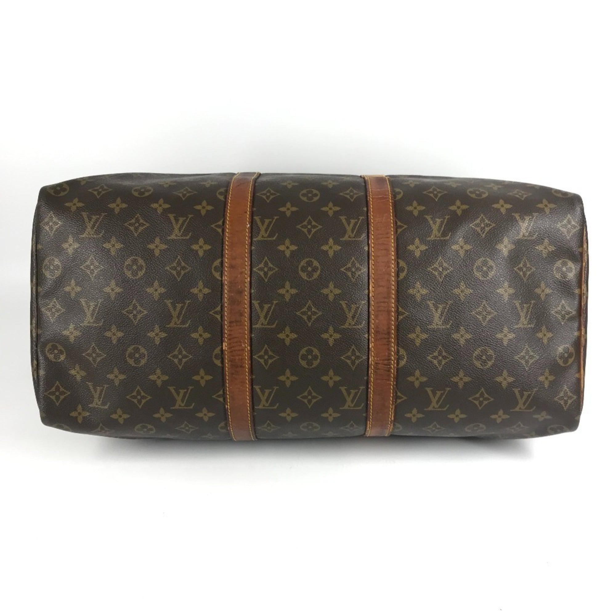 Louis Vuitton Brown Monogram Canvas Boston Bag Handbag (Pre-Owned)