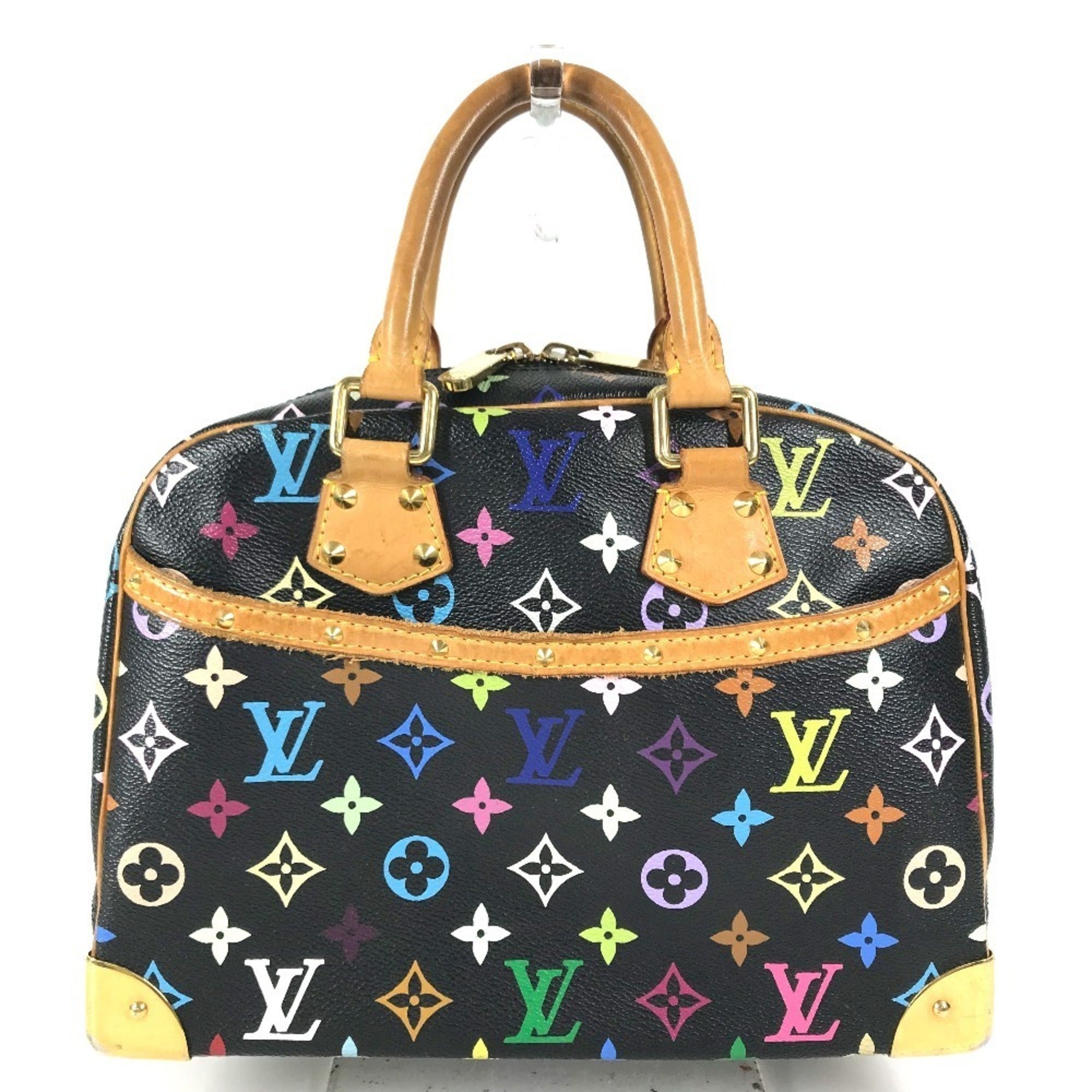 Louis Vuitton Black Multi-Color Noir Monogram Multicolore Handbag (Pre-Owned)