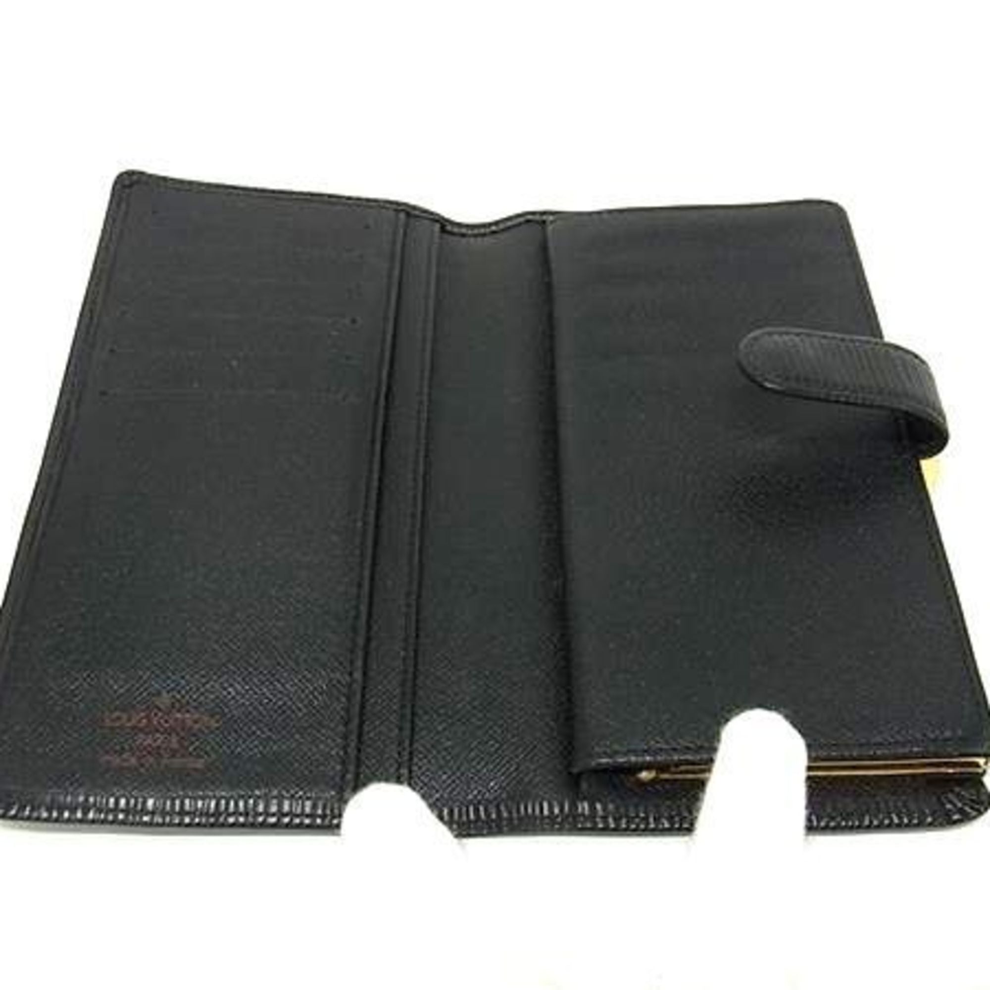 Louis Vuitton Black Epi Leather Long Bill Wallet (Bi-Fold) (Pre-Owned)