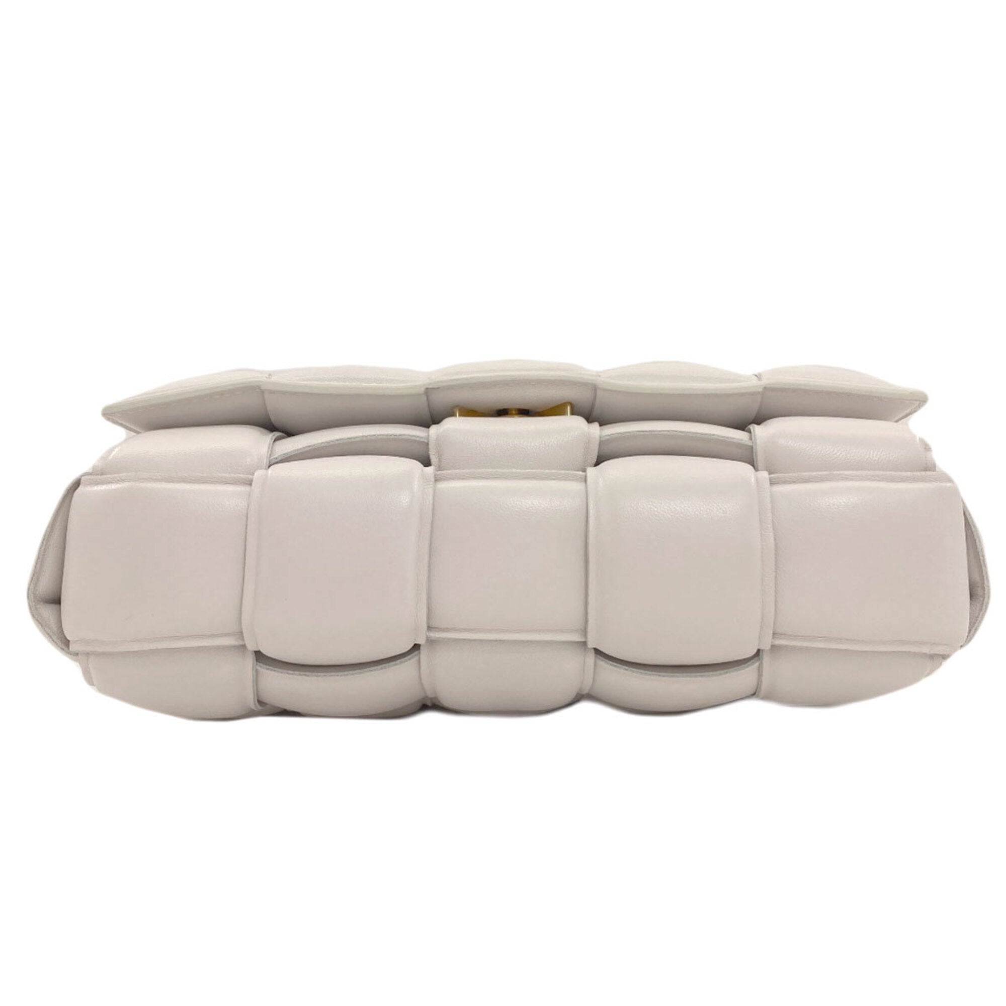 Bottega Veneta White Leather Handbag (Pre-Owned)