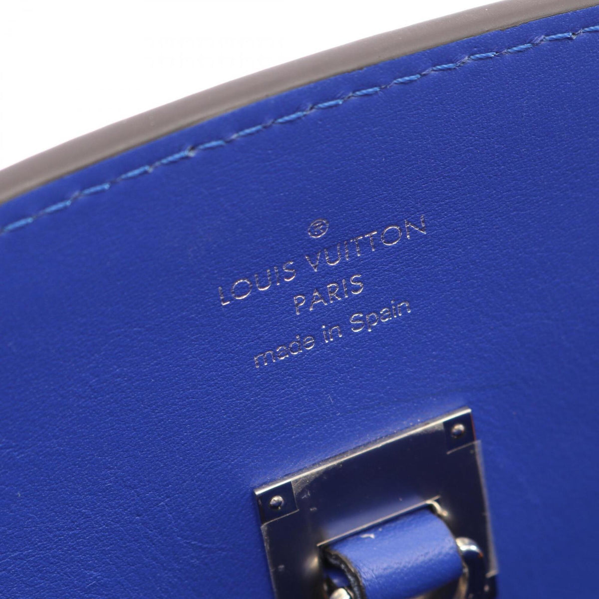 Louis Vuitton Orange Leather Handbag (Pre-Owned)
