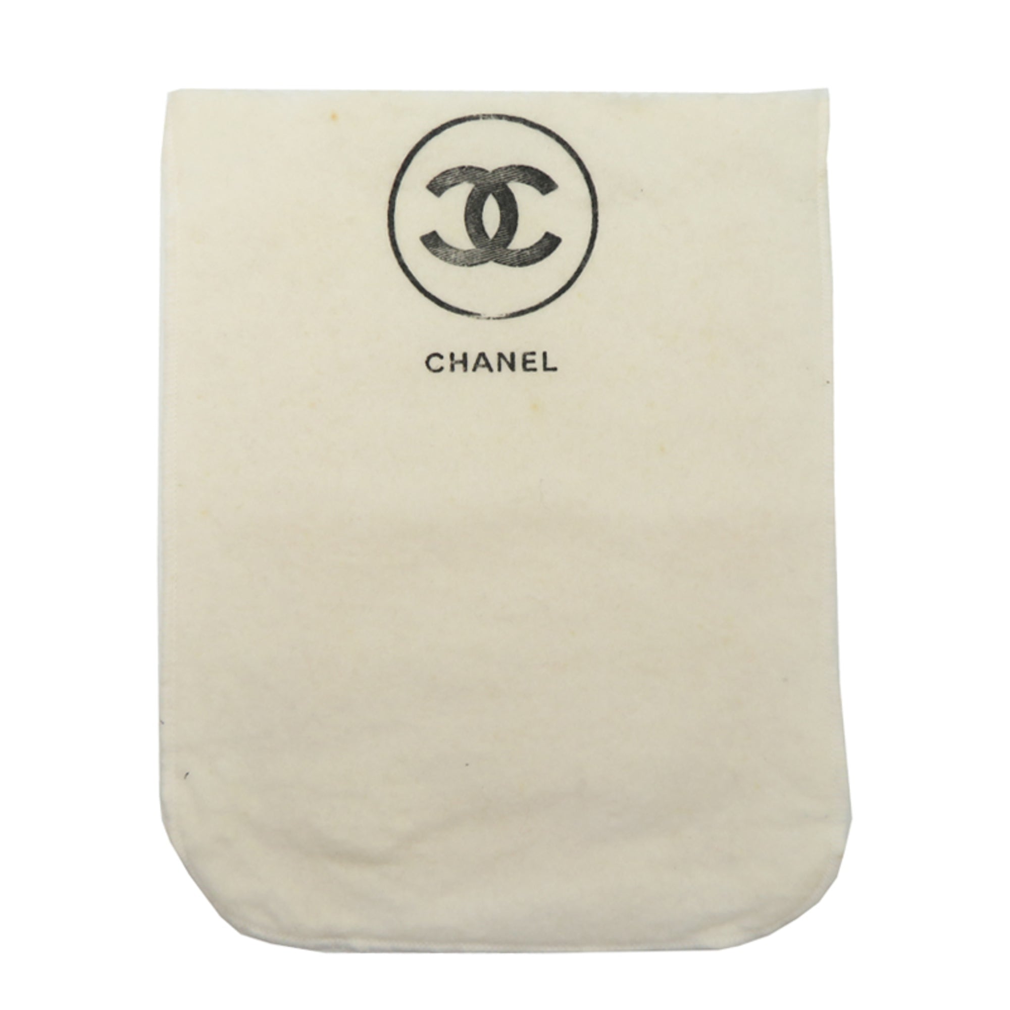 Chanel Beige Grained Calfskin Shoulder Bag (Pre-Owned)