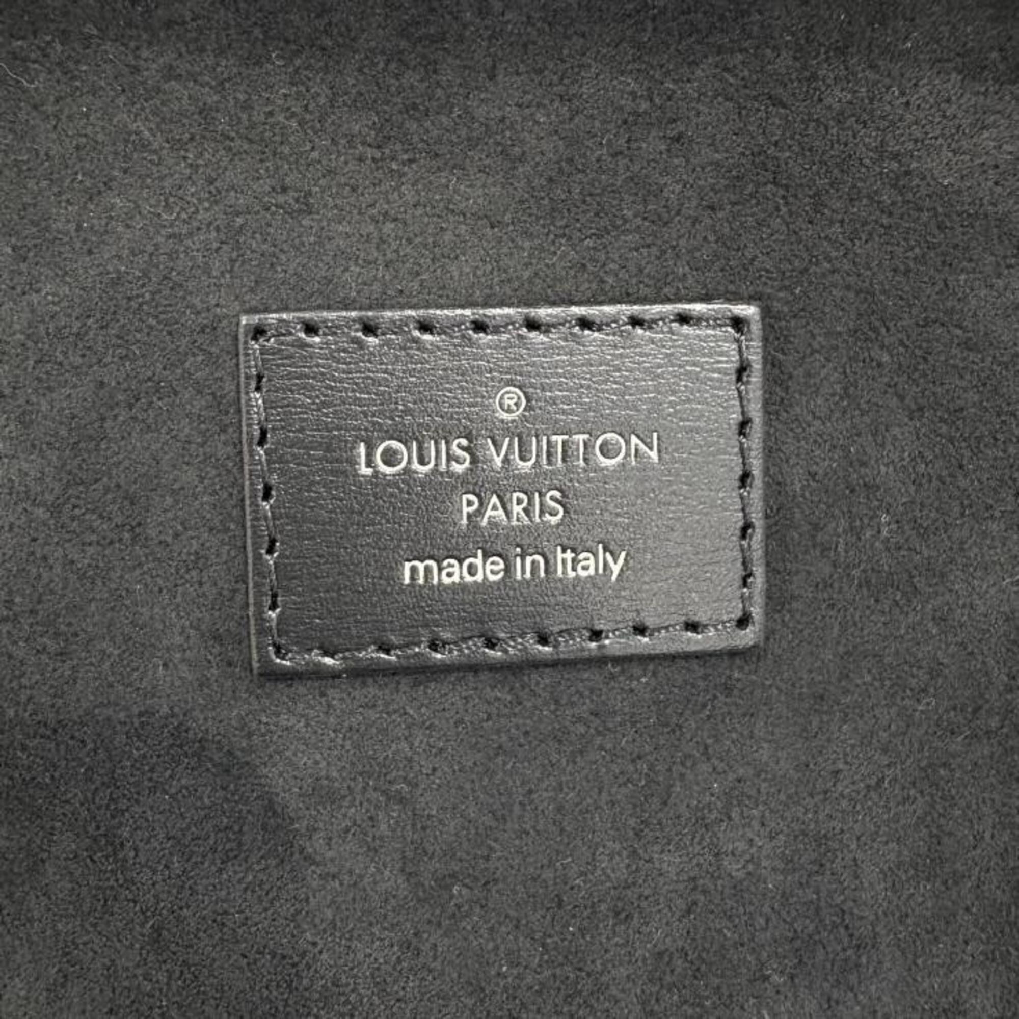 Louis Vuitton Black Brown Monogram Reverse Monogram Reverse Shoulder Bag Vanity Bag (Pre-Owned)
