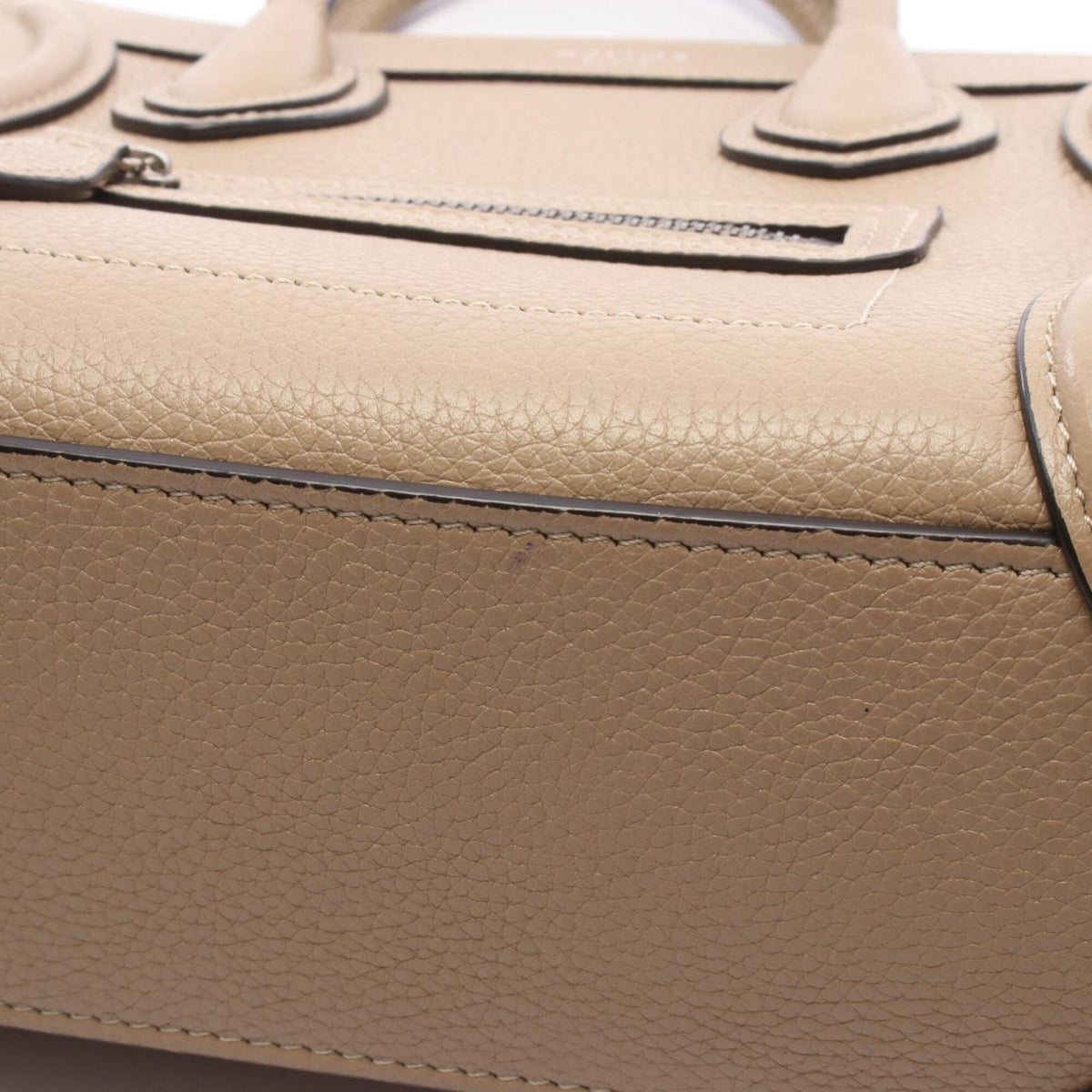 Celine Beige Leather Handbag (Pre-Owned)