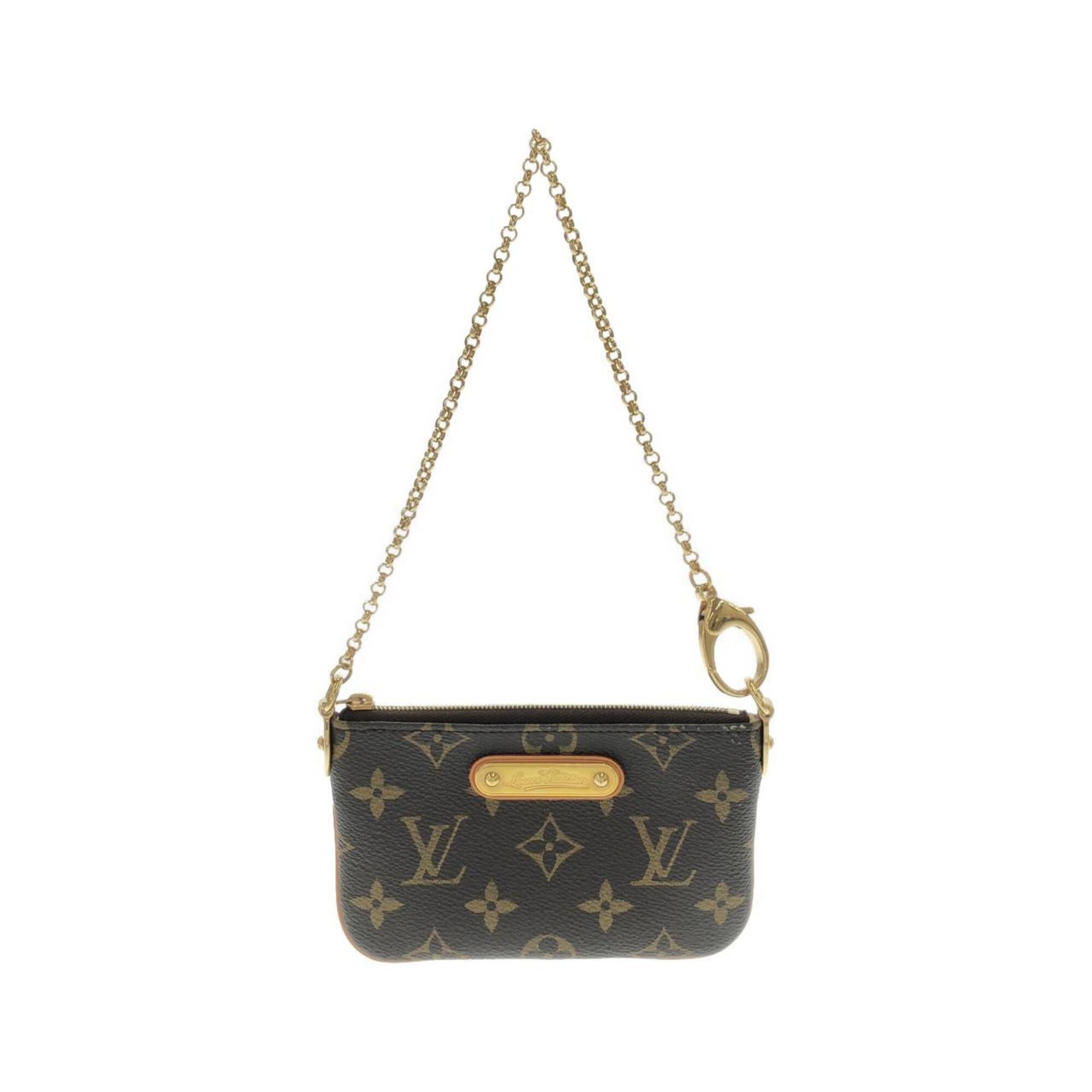 Louis Vuitton Brown Coated Canvas Pochette Pouch (Pre-Owned)