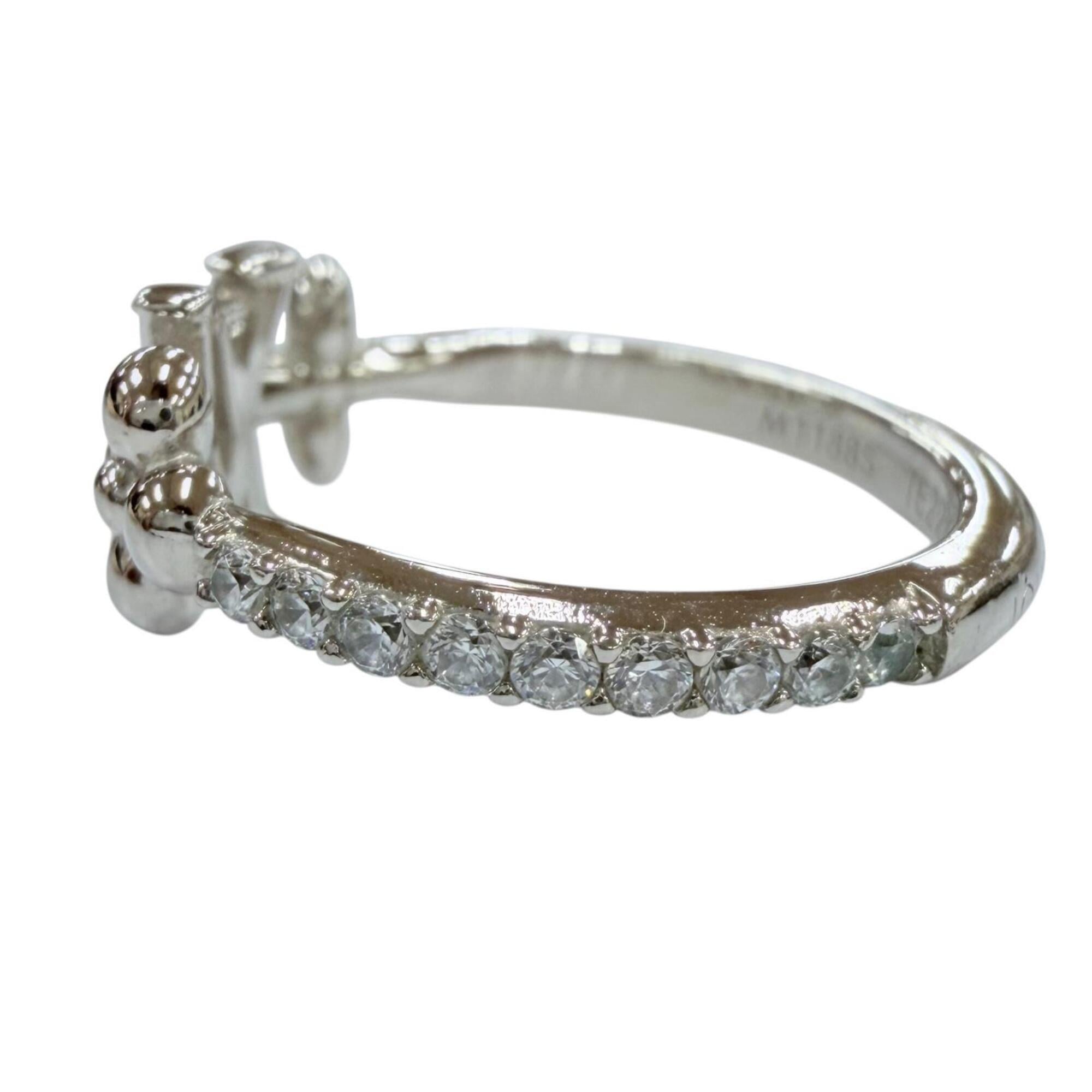 Louis Vuitton Silver Band Ring (Pre-Owned)