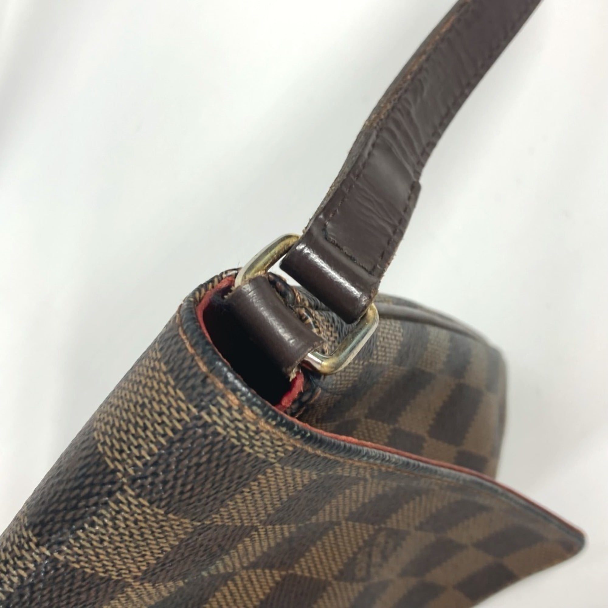 Louis Vuitton Brown Ebene Damier Canvas Pochette Shoulder Bag (Pre-Owned)