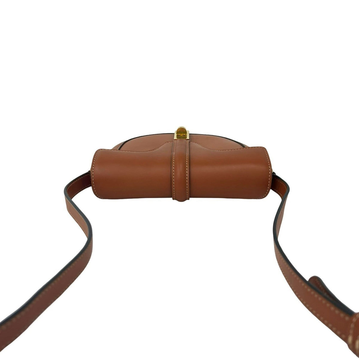 Celine Brown Leather Pochette Shoulder Bag (Pre-Owned)