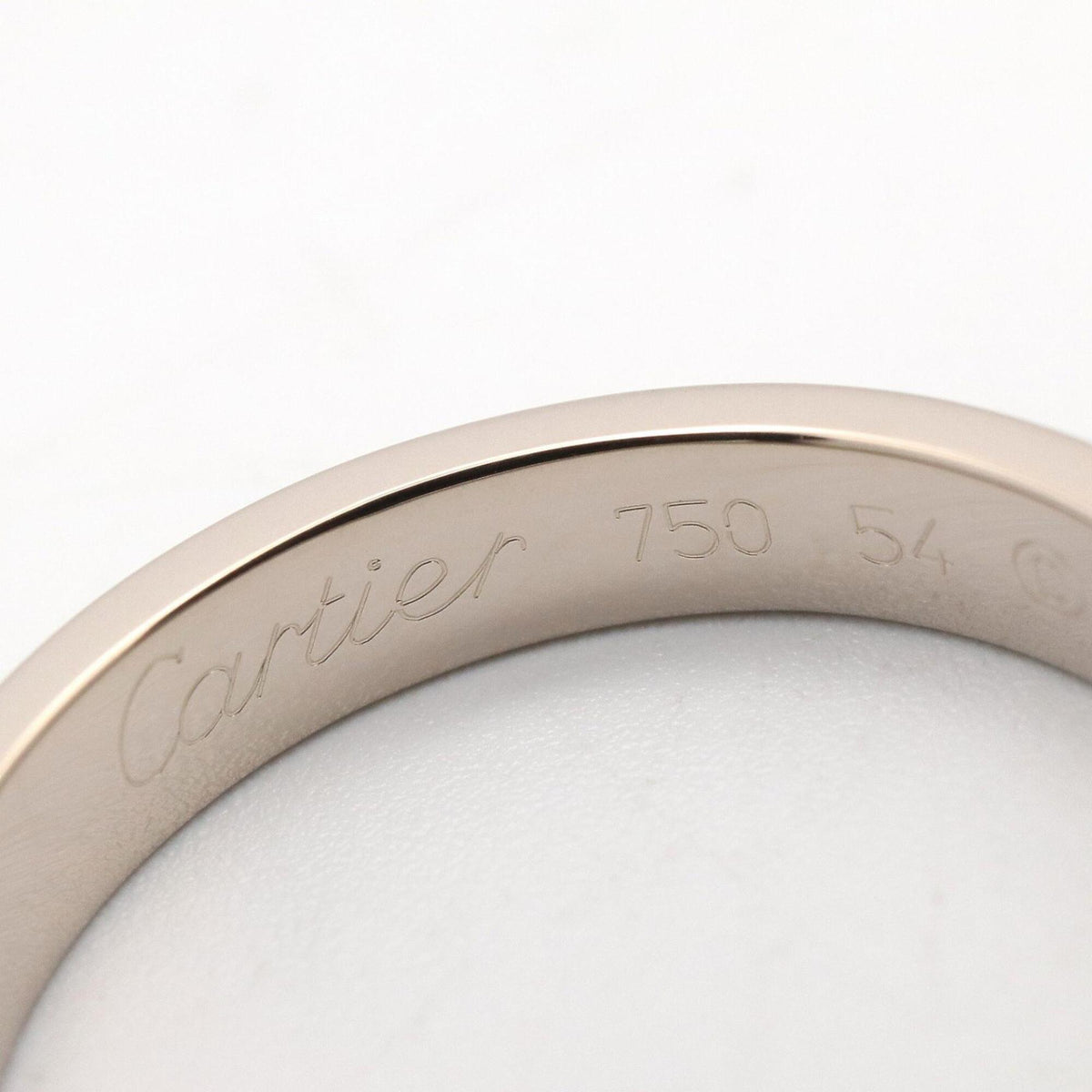 Cartier Silver White Gold (18K) Band Ring (Pre-Owned)