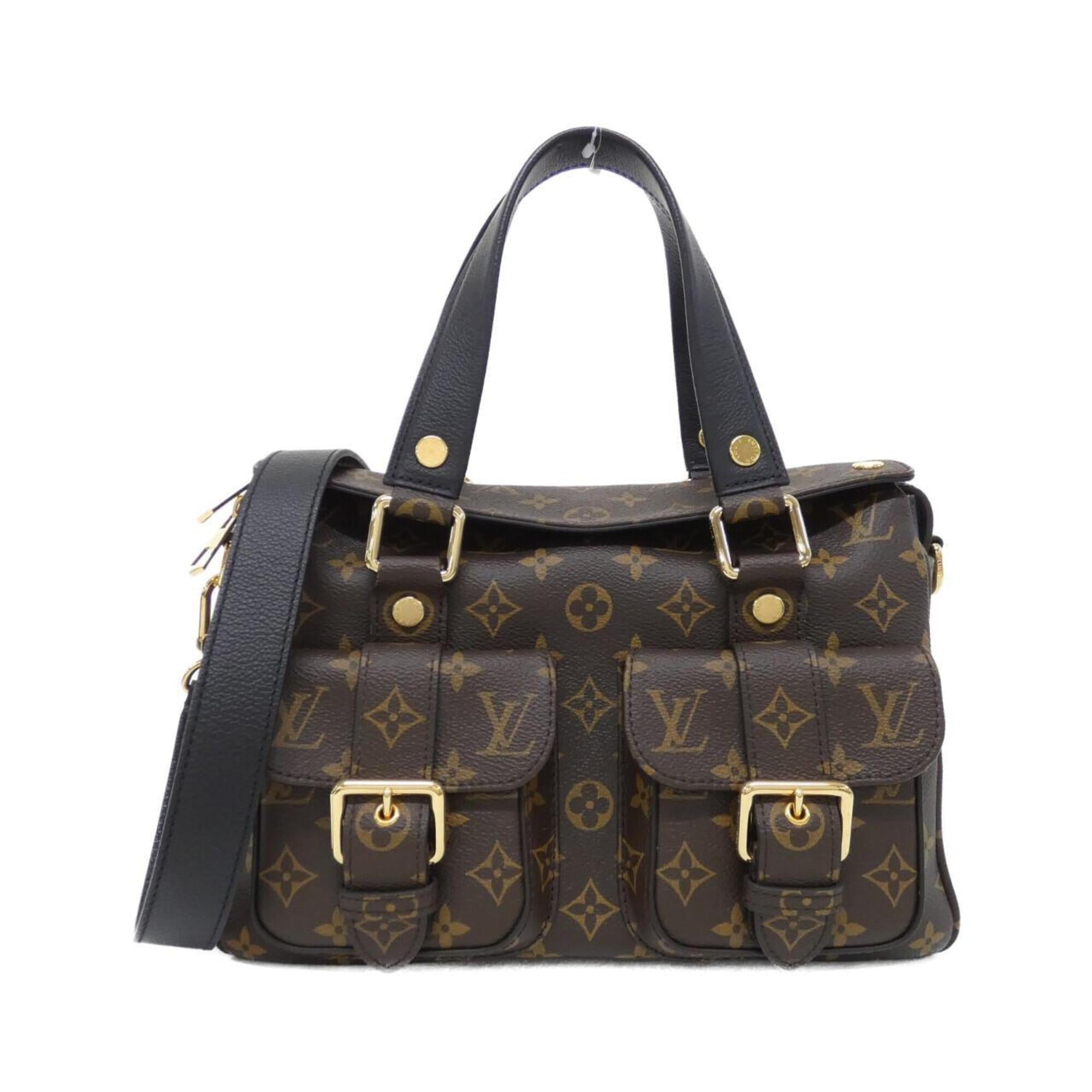 Louis Vuitton Brown Coated Canvas Handbag (Pre-Owned)