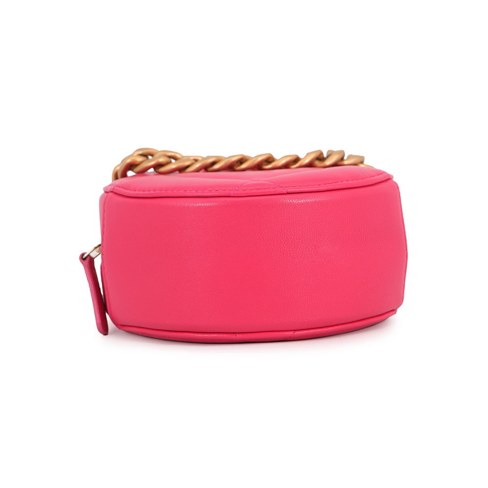 Chanel Pink Leather Handbag Shoulder Bag (Pre-Owned)